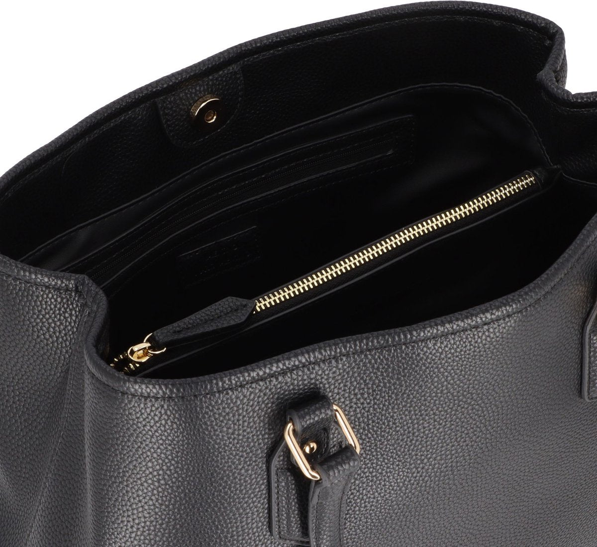 Valentino Zwarte Shopper met Subtiel Logo