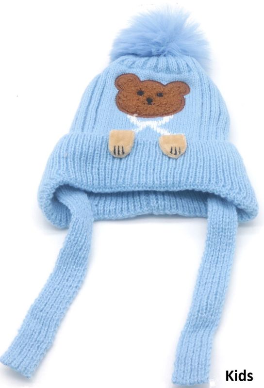 Blauwe Beren Muts Kinderen