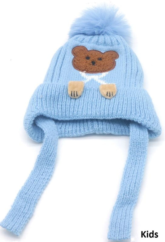 Blauwe Beren Muts Kinderen