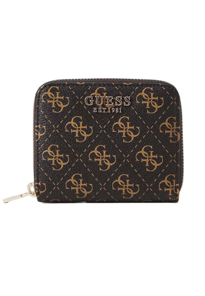 GUESS JEANS WOMEN'S BROWN WALLET