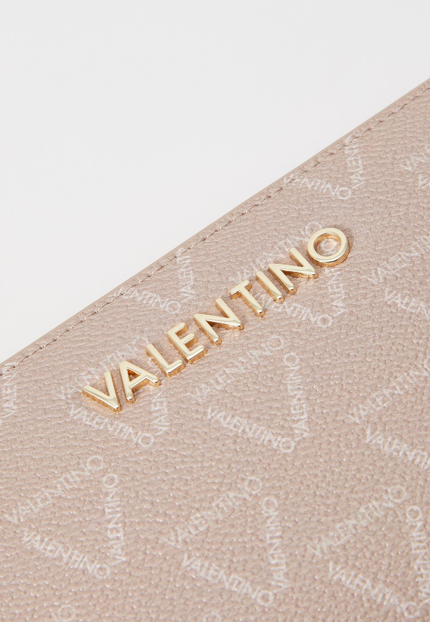 Valentino – Beige Zip-Around Portemonnee