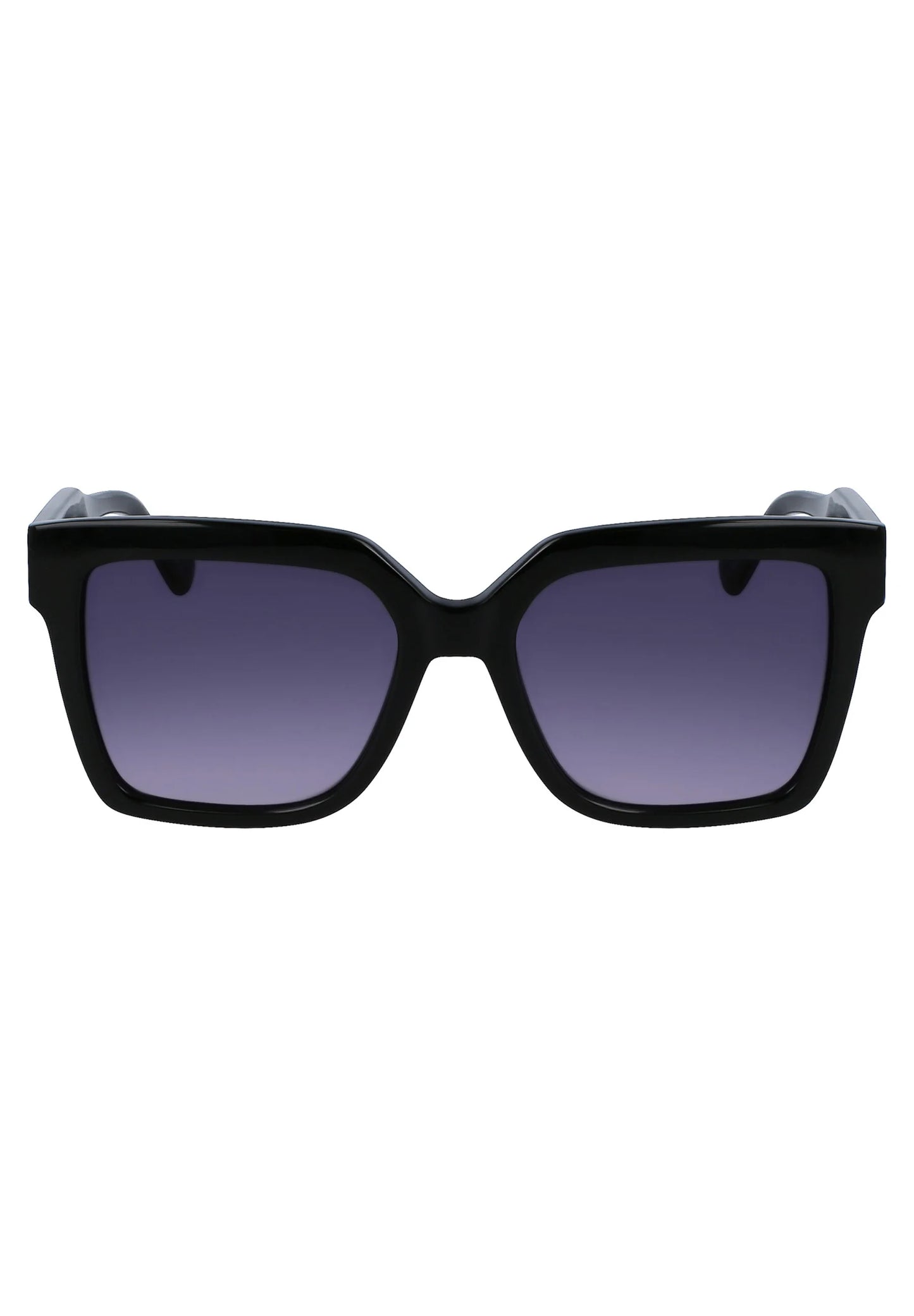 Liu Jo Zonnebril Dames – Vierkant Montuur – Zwart – Hartjesdetail – UV400 Bescherming