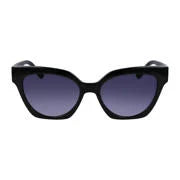 Liu Jo Zonnebril Dames – Zwart Cat Eye – Monogram Pootjes – UV400 Bescherming