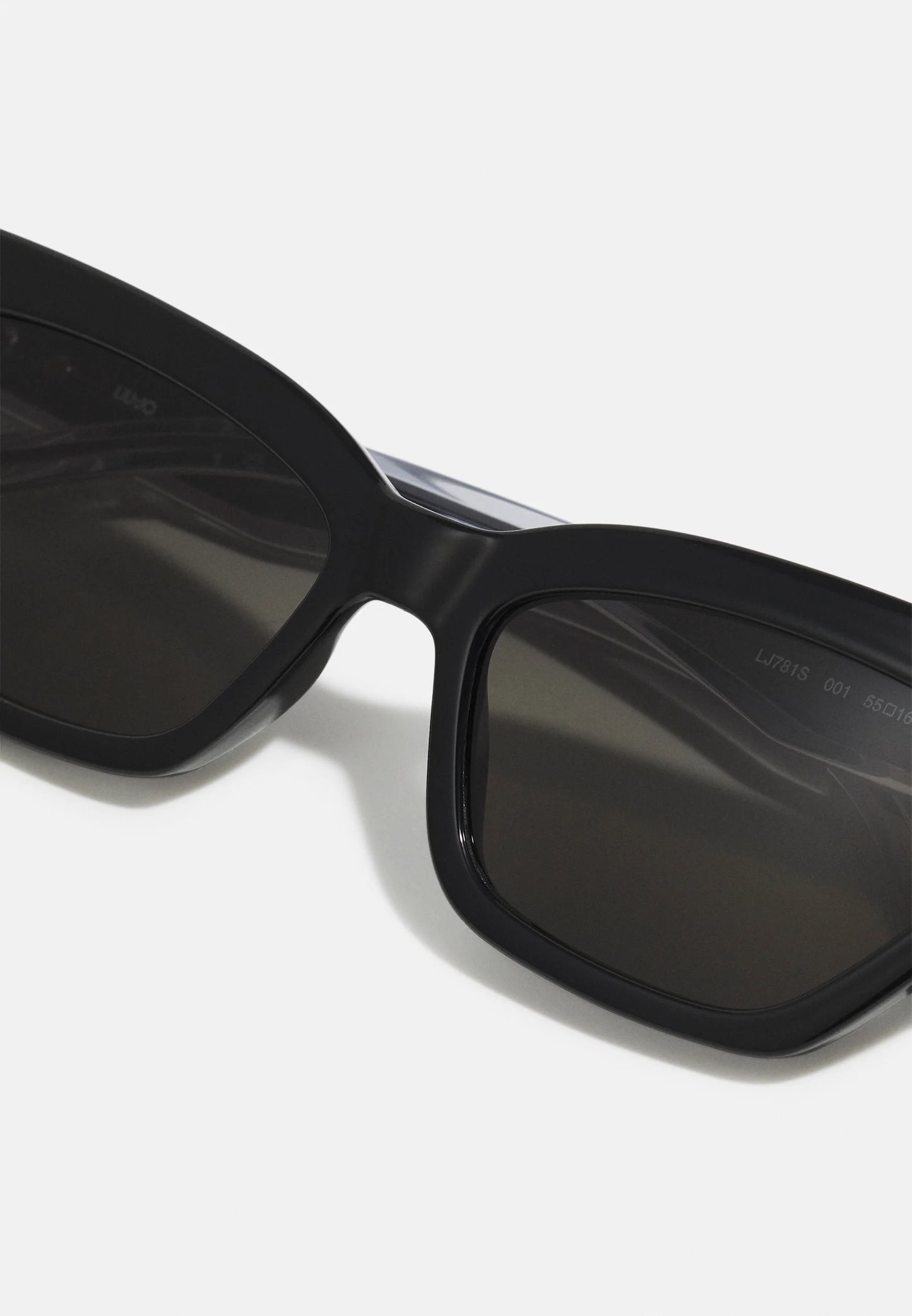 Liu Jo Dames Zonnebril – Zwart Transparant – UV400 – Trendy Cat-Eye Model