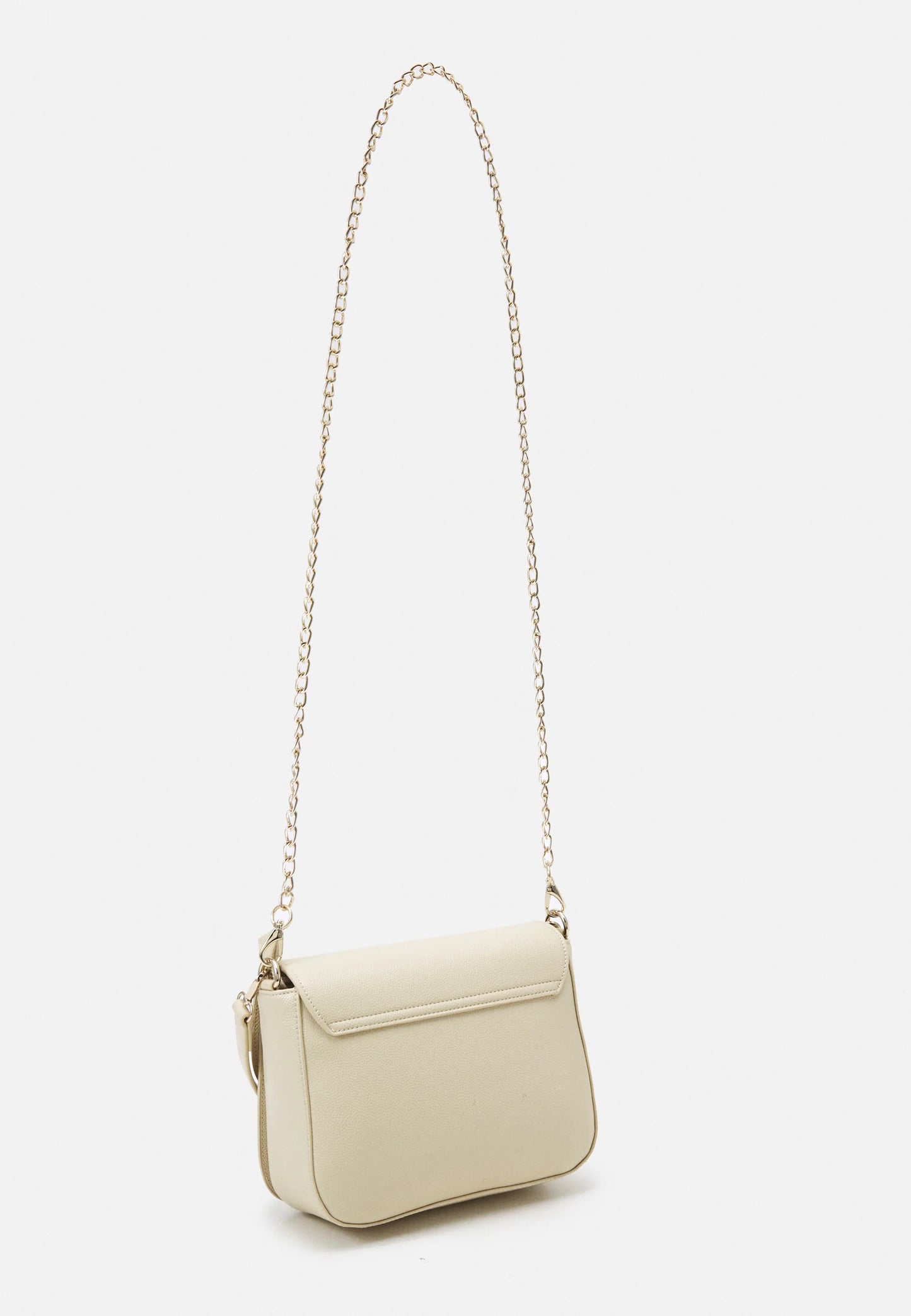 Valentino Divina Handtas Gr Platino – Gouden Schoudertas met V-tassel Detail