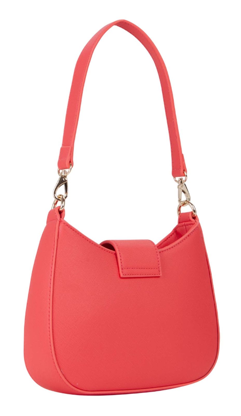 Valentino DIVINA SA Schoudertas – Coral Roze – Goudkleurige Ketting – Kleine Damestas