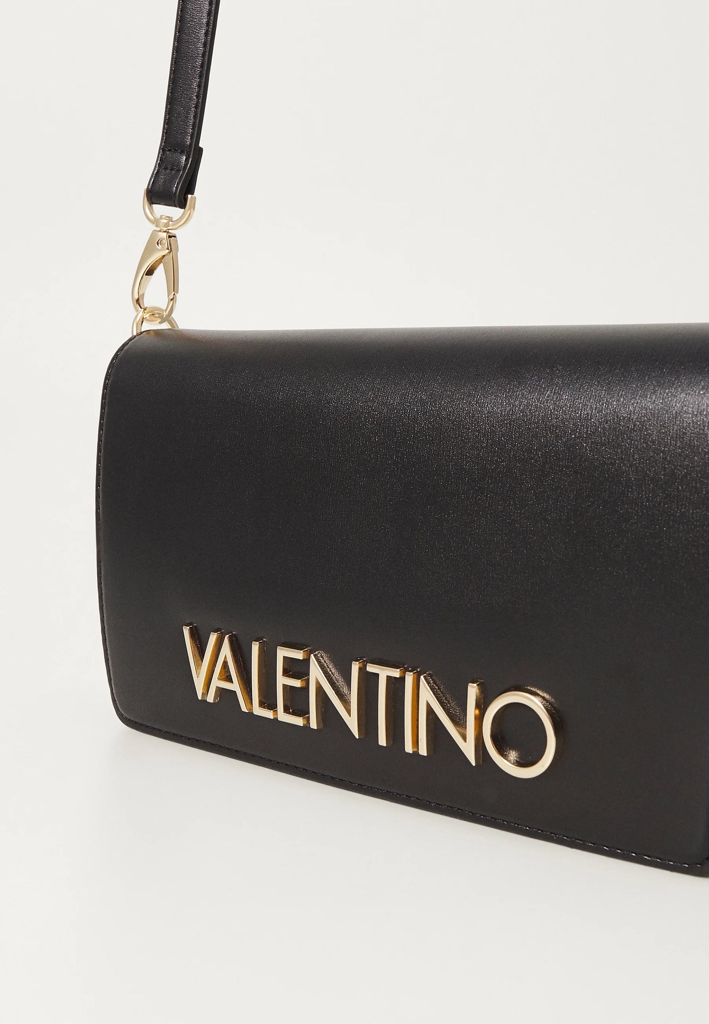 Valentino Schoudertas – Zwart met Goudkleurig Logo