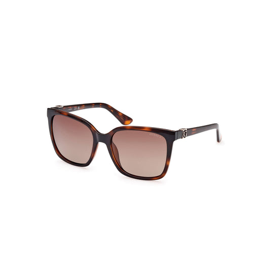 GUESS Dames Zonnebril – Tortoise Bruin – Vierkant Montuur – UV400 – Trendy & Elegant