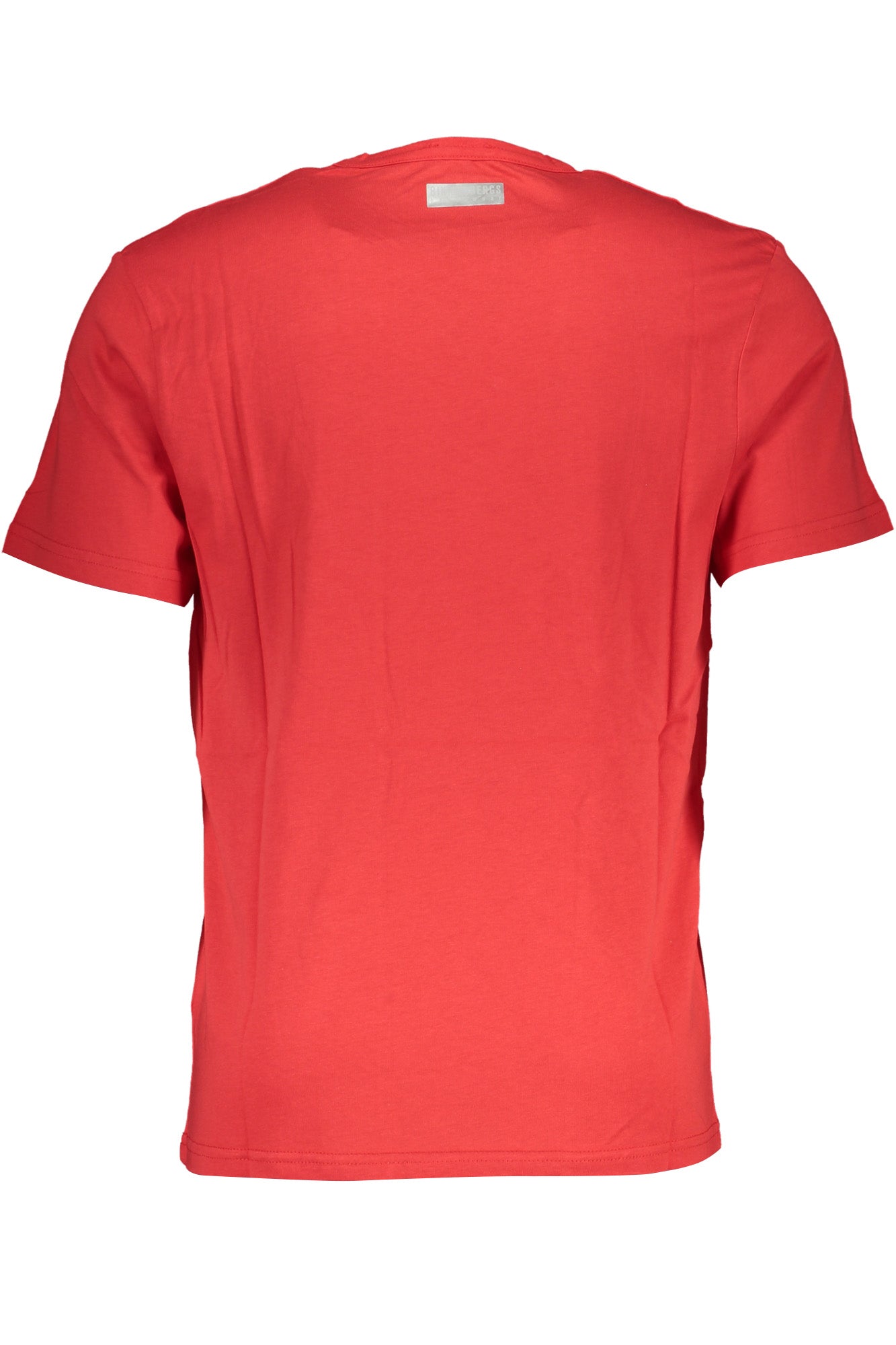 BIKKEMBERGS MEN'S RED SHORT SLEEVE T-SHIRT