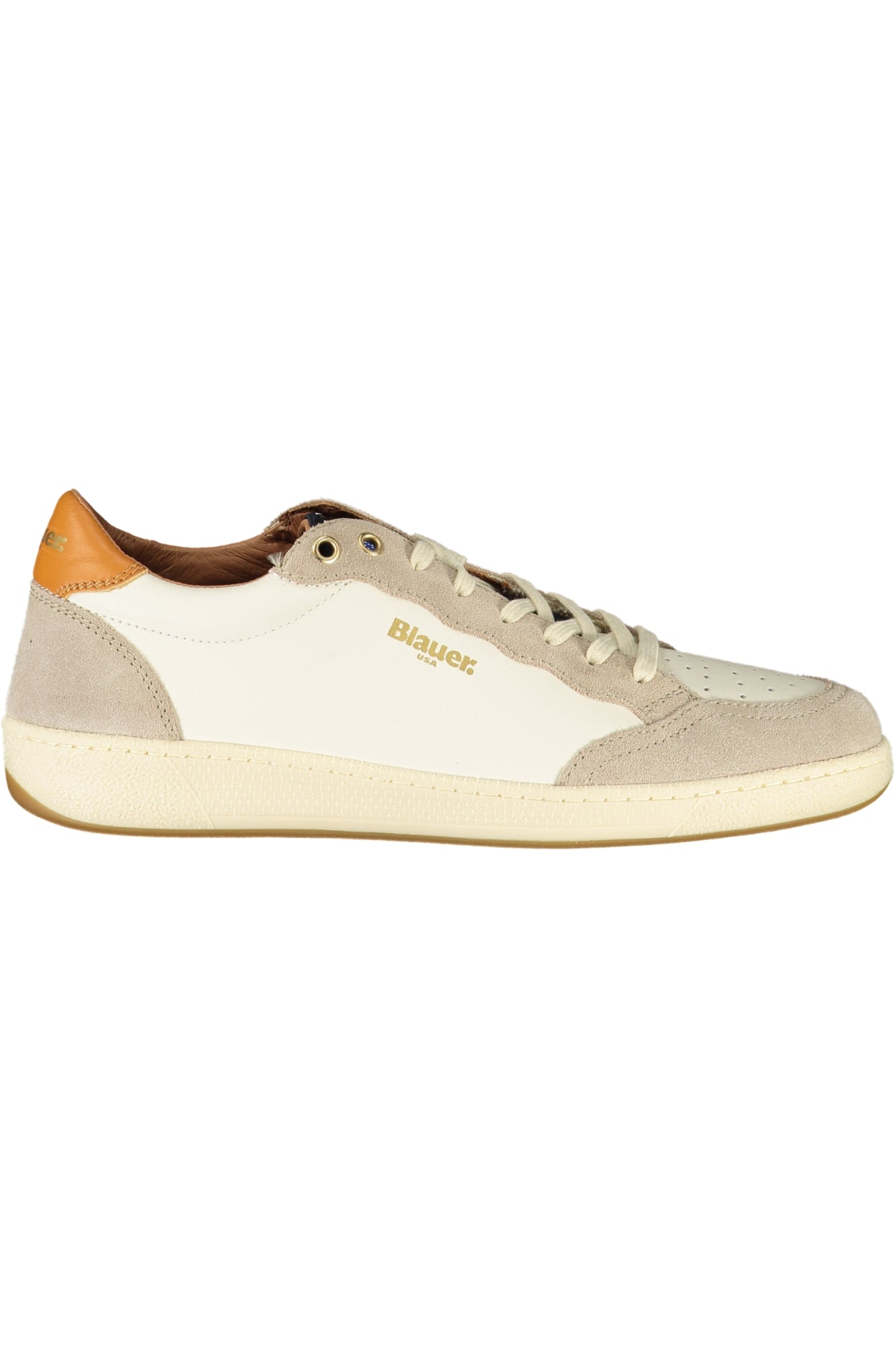 BLAUER MEN'S WHITE SPORTS SHOES