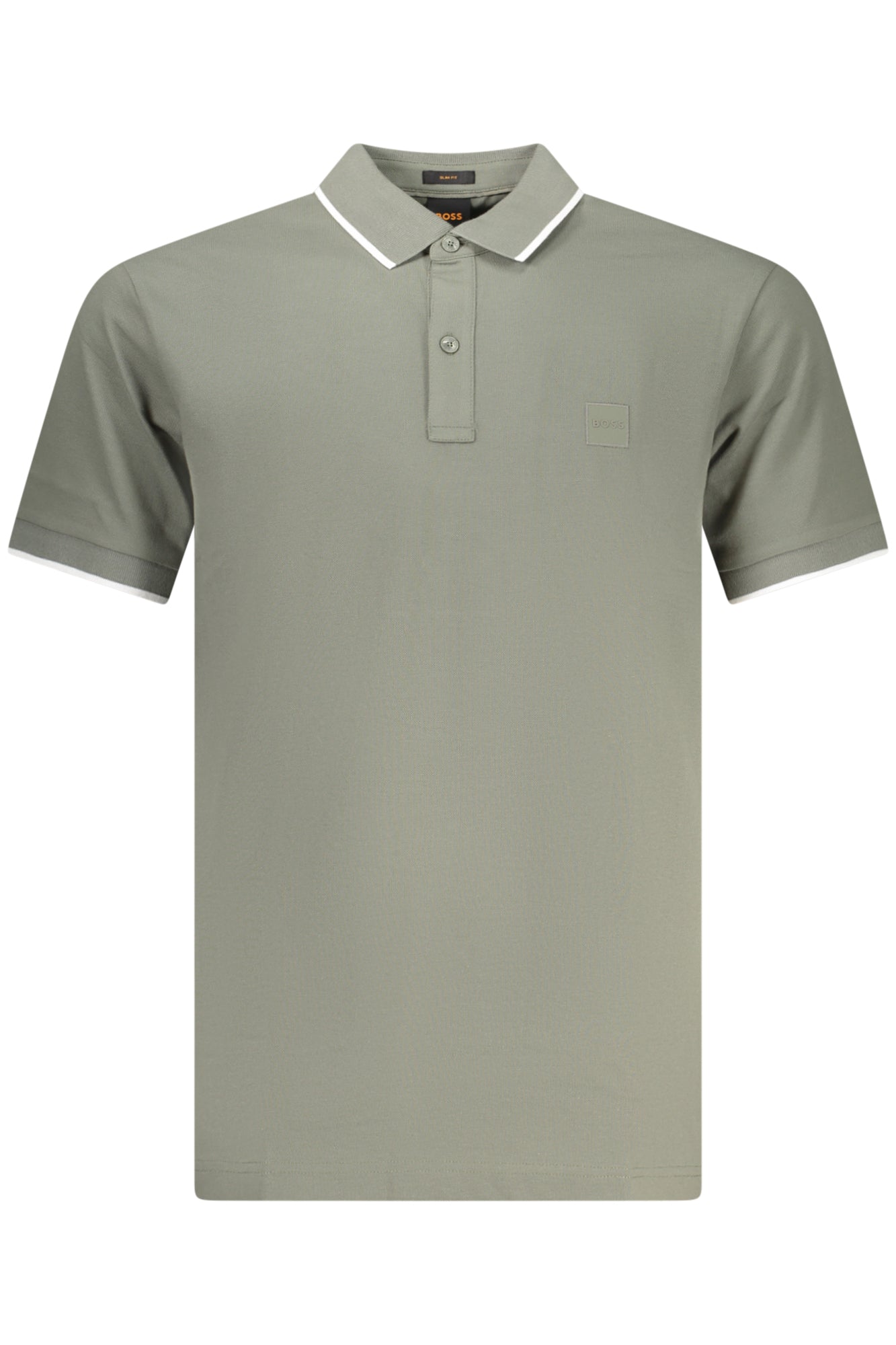 BOSS MEN'S SHORT-SLEEVE POLO SHIRT GREEN