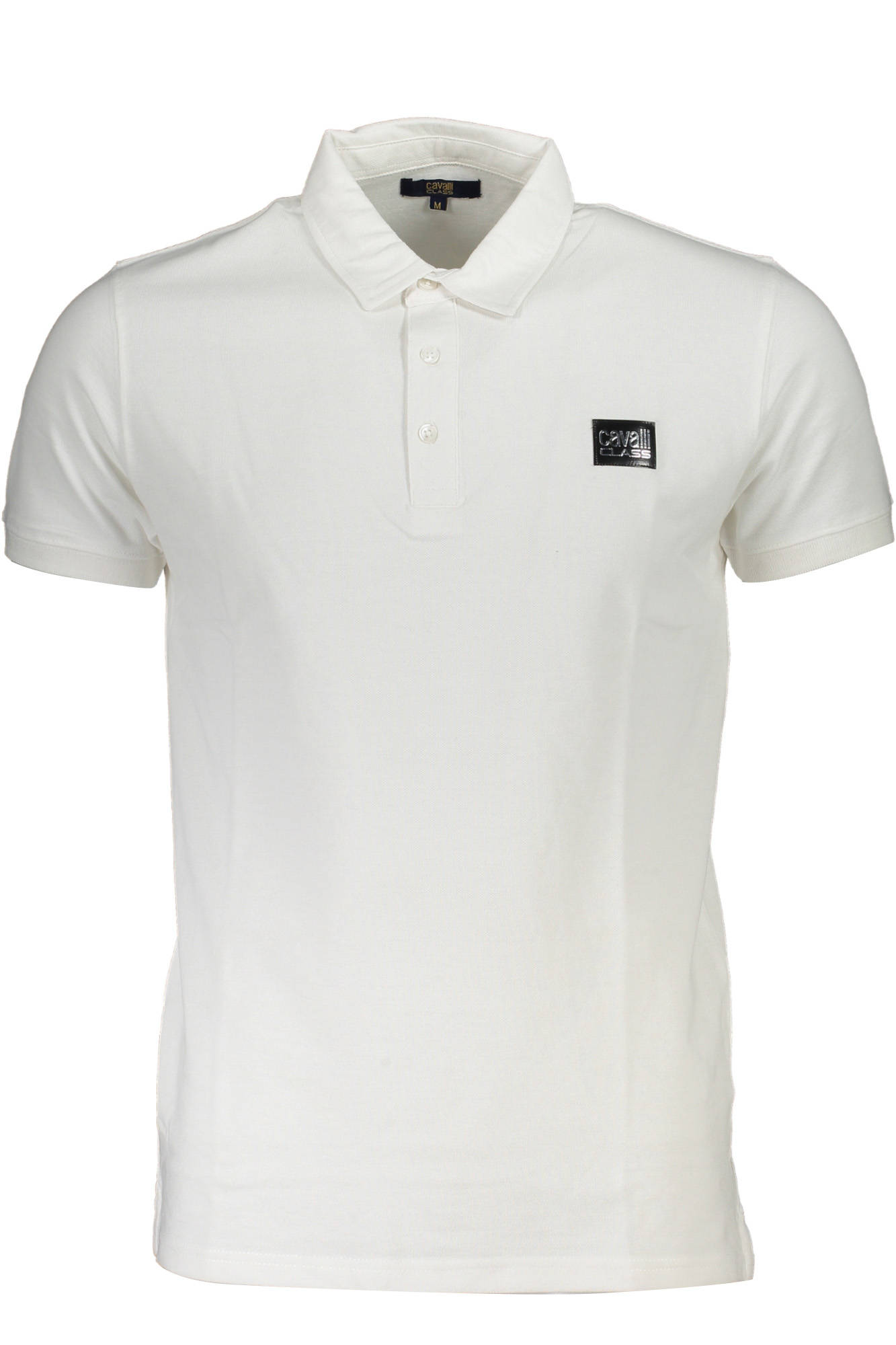CAVALLI CLASS POLO SHORT SLEEVE MAN WHITE