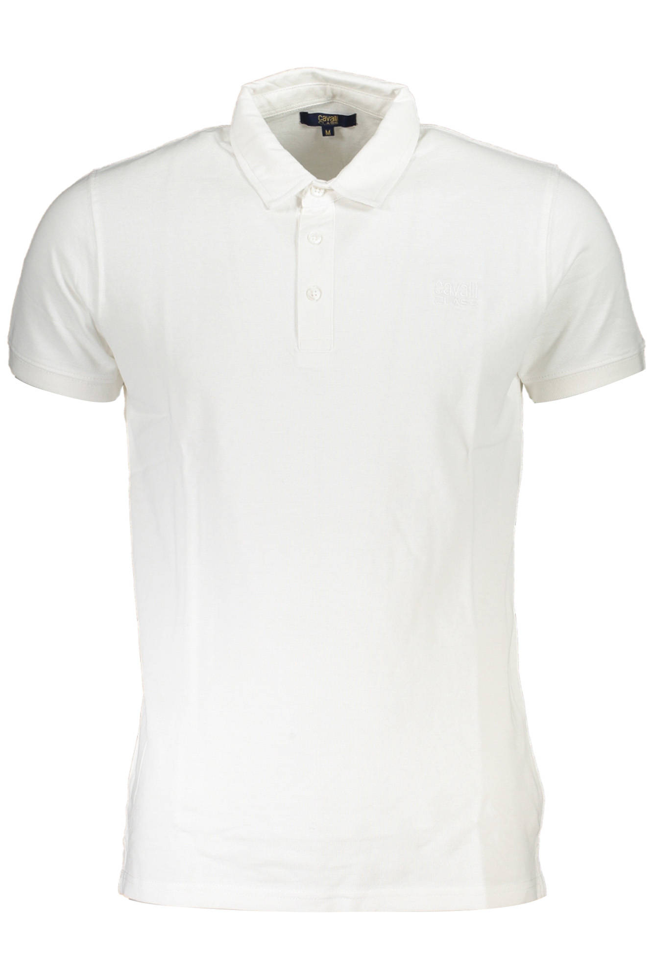 CAVALLI CLASS POLO SHORT SLEEVE MAN WHITE