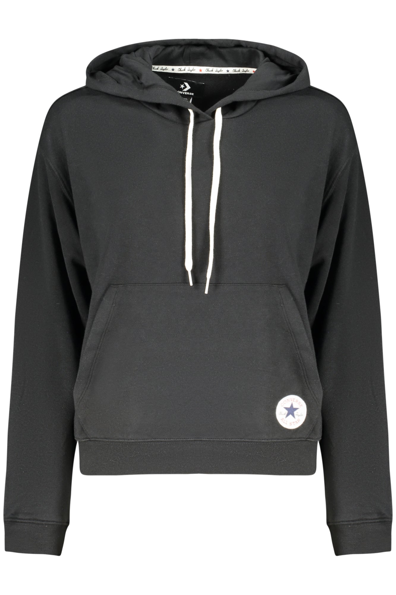 Converse Women's Zip-Up Hoodie, Black