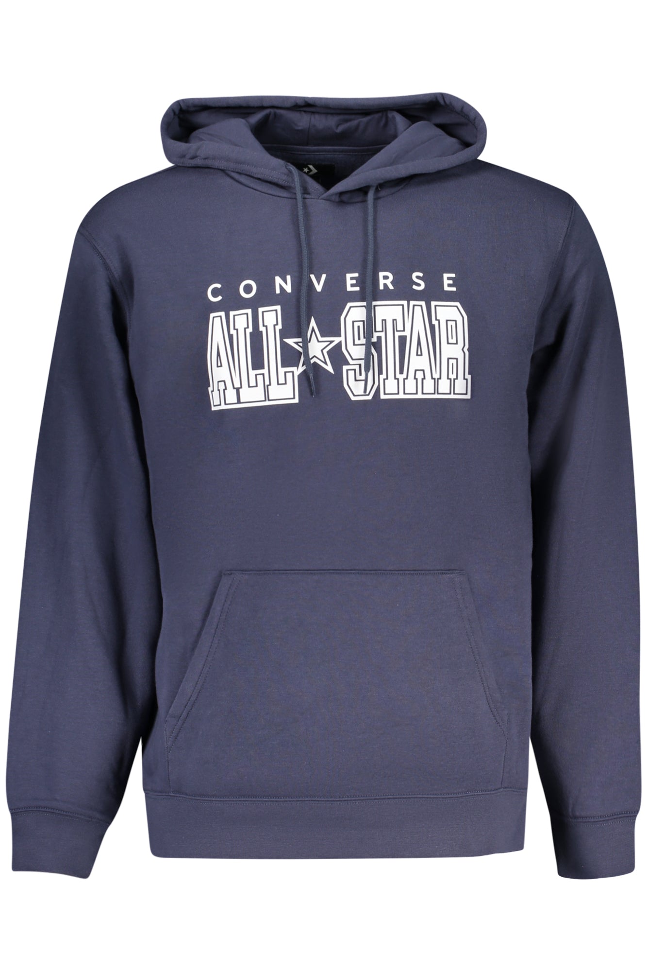 CONVERSE MEN'S BLUE ZIP-UP SWEATSHIRT