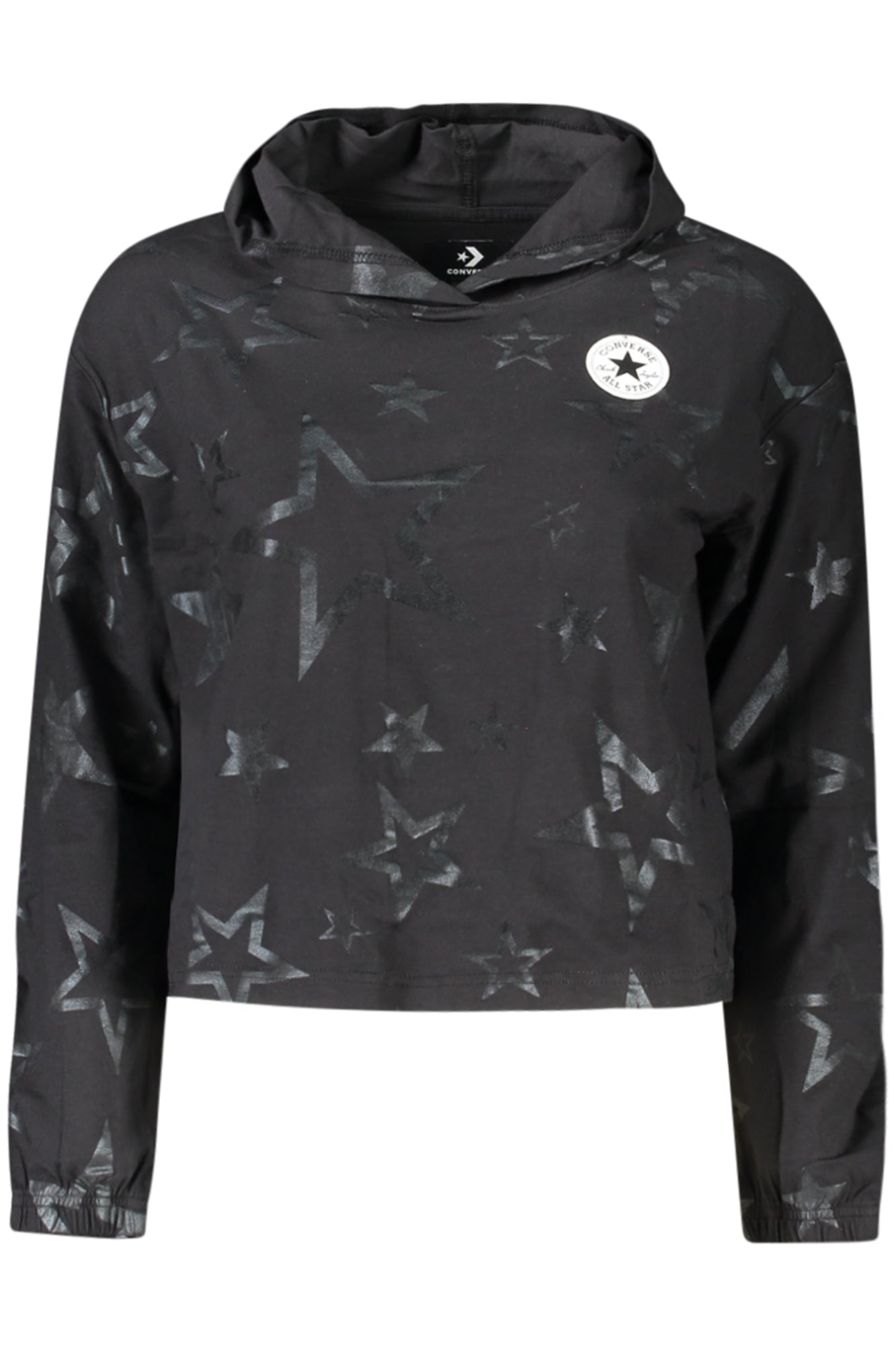 Converse Girls' Long-Sleeved T-Shirt, Black