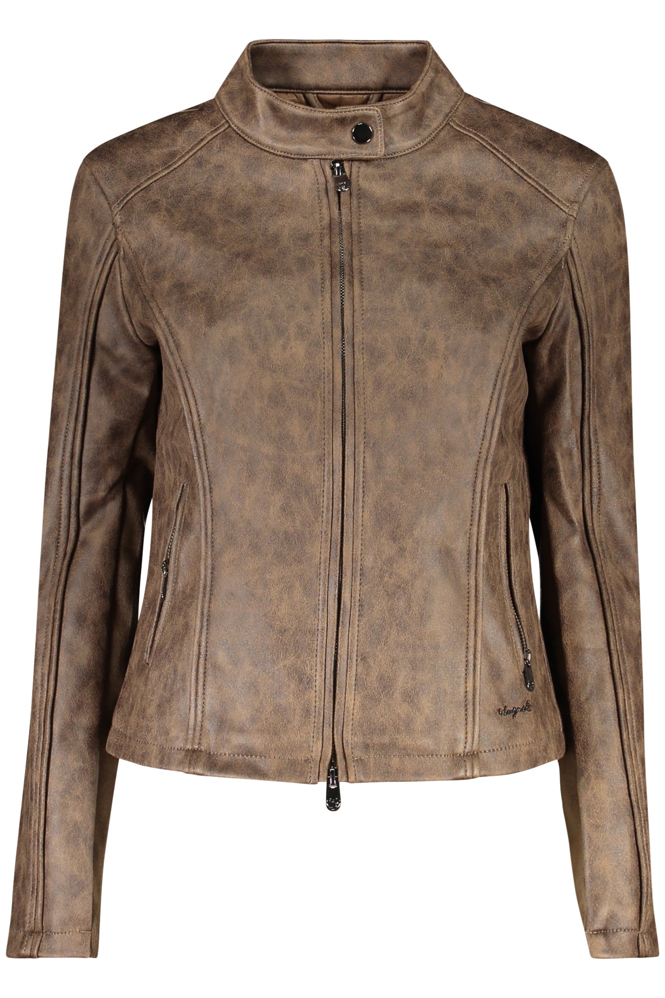 DESIGUAL WOMEN'S BROWN JACKET