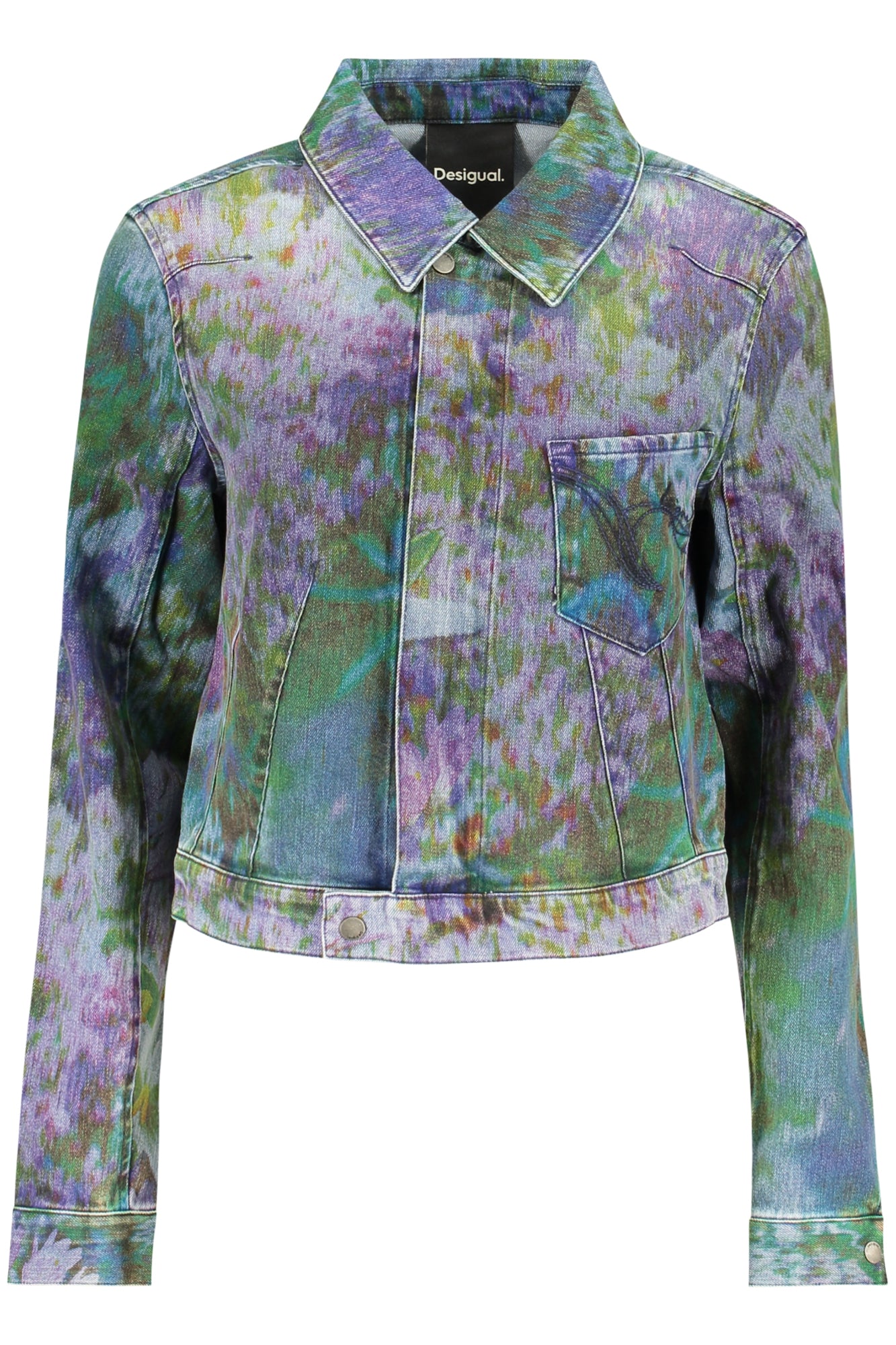 DESIGUAL WOMEN'S BLUE DENIM JACKET