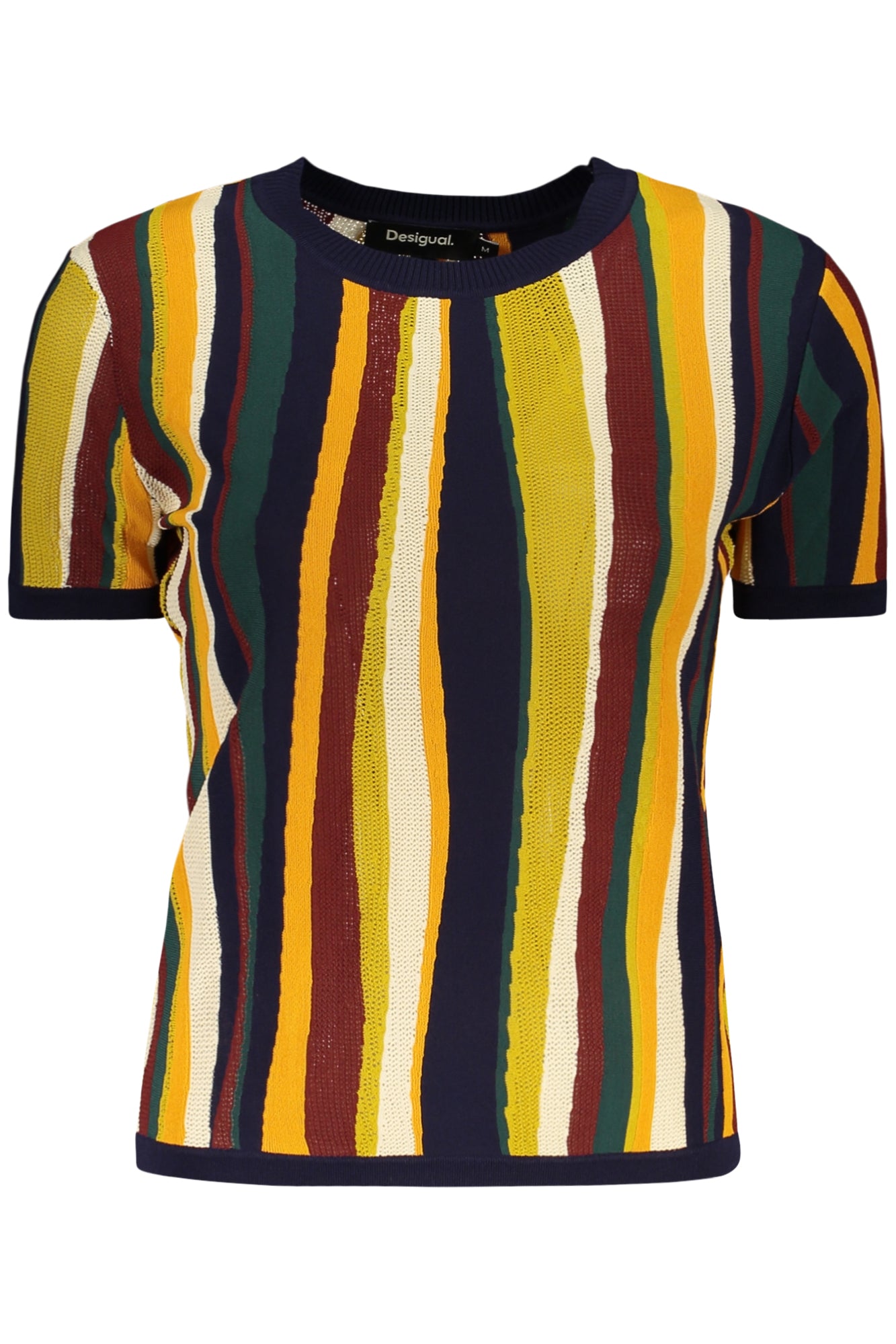 DESIGUAL WOMEN'S SHORT-SLEEVE T-SHIRT BLUE