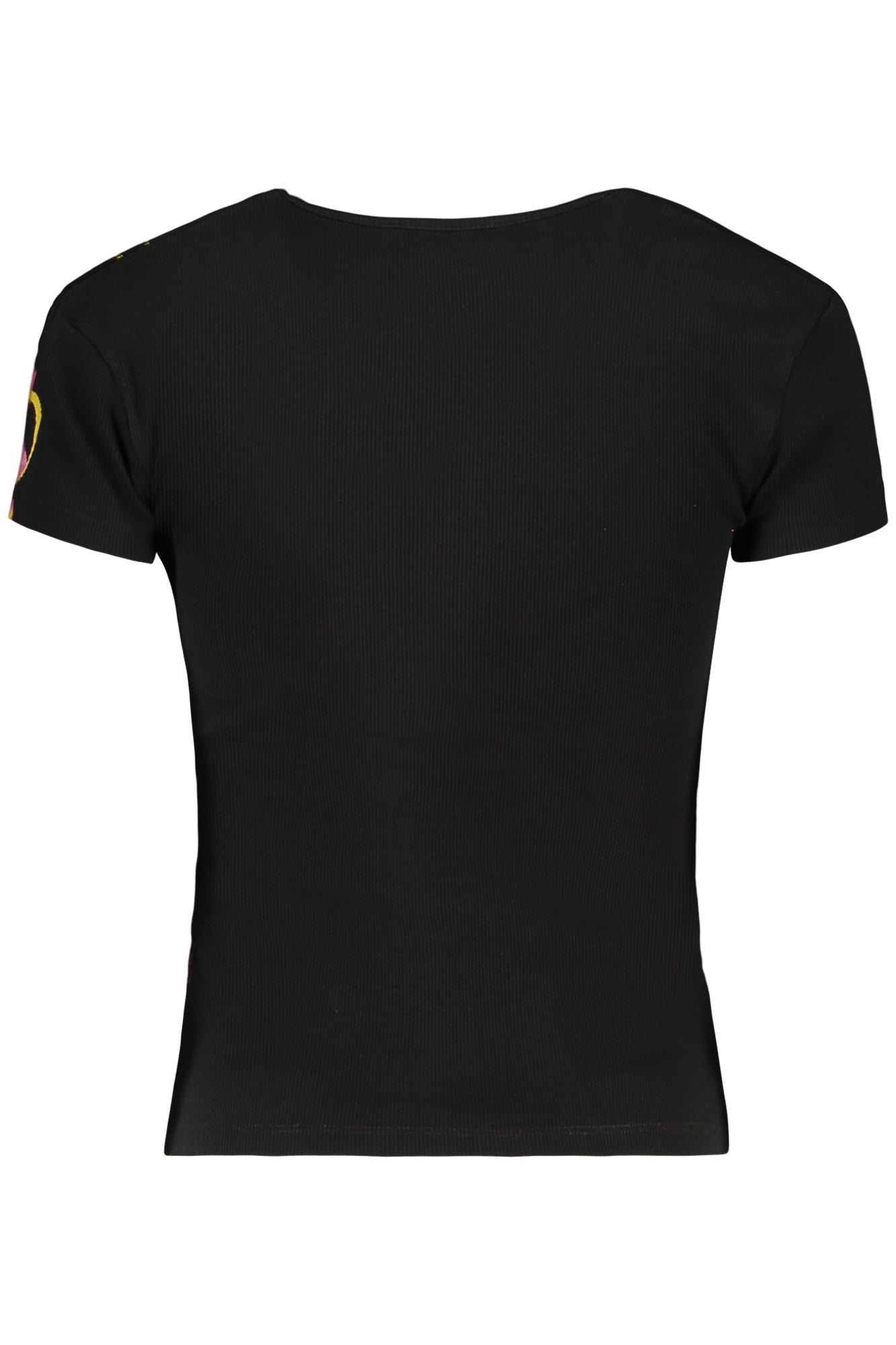 DESIGUAL WOMEN'S SHORT-SLEEVE T-SHIRT BLACK