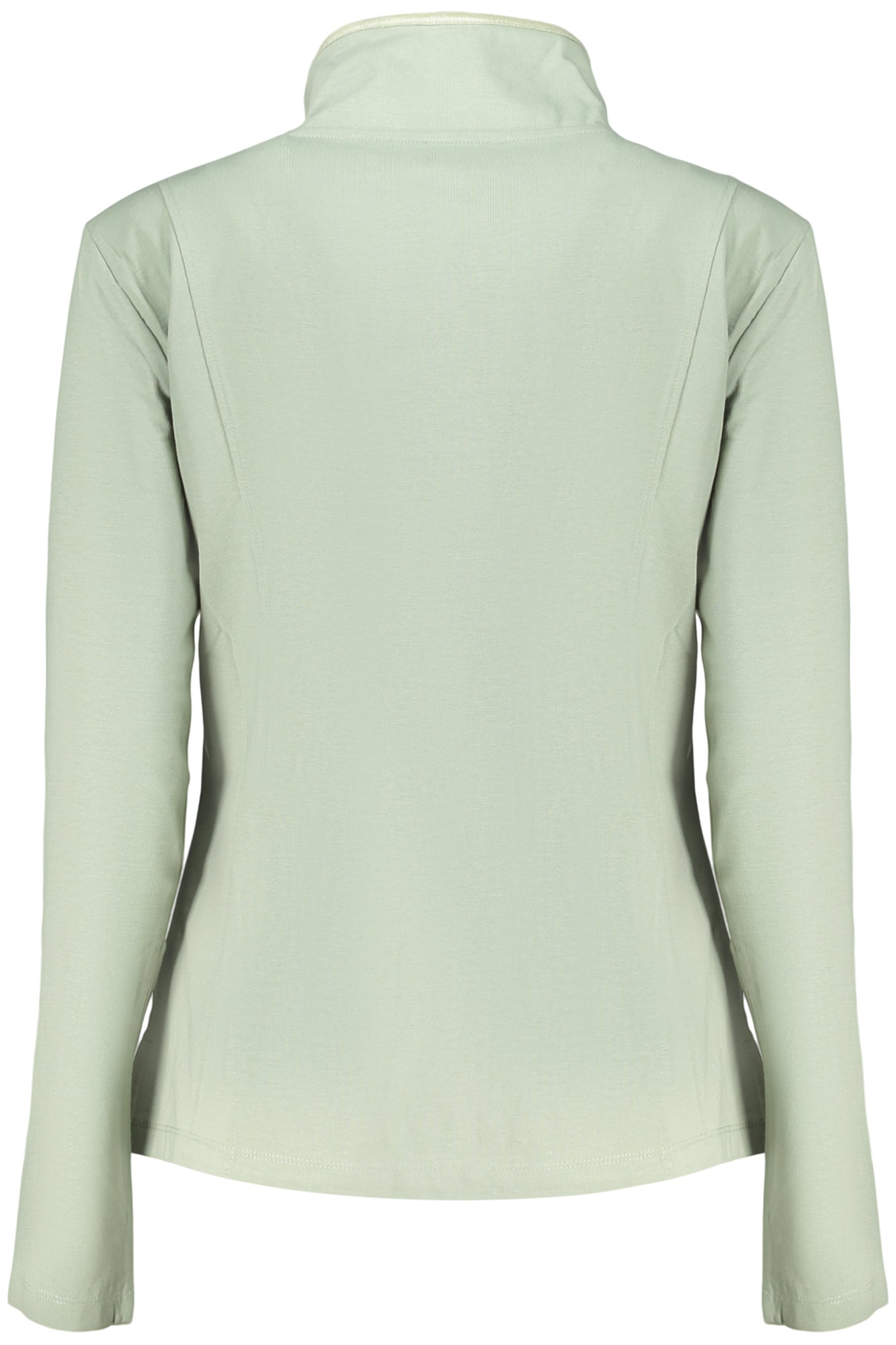 FREDDY WOMEN'S GREEN ZIP-UP SWEATSHIRT