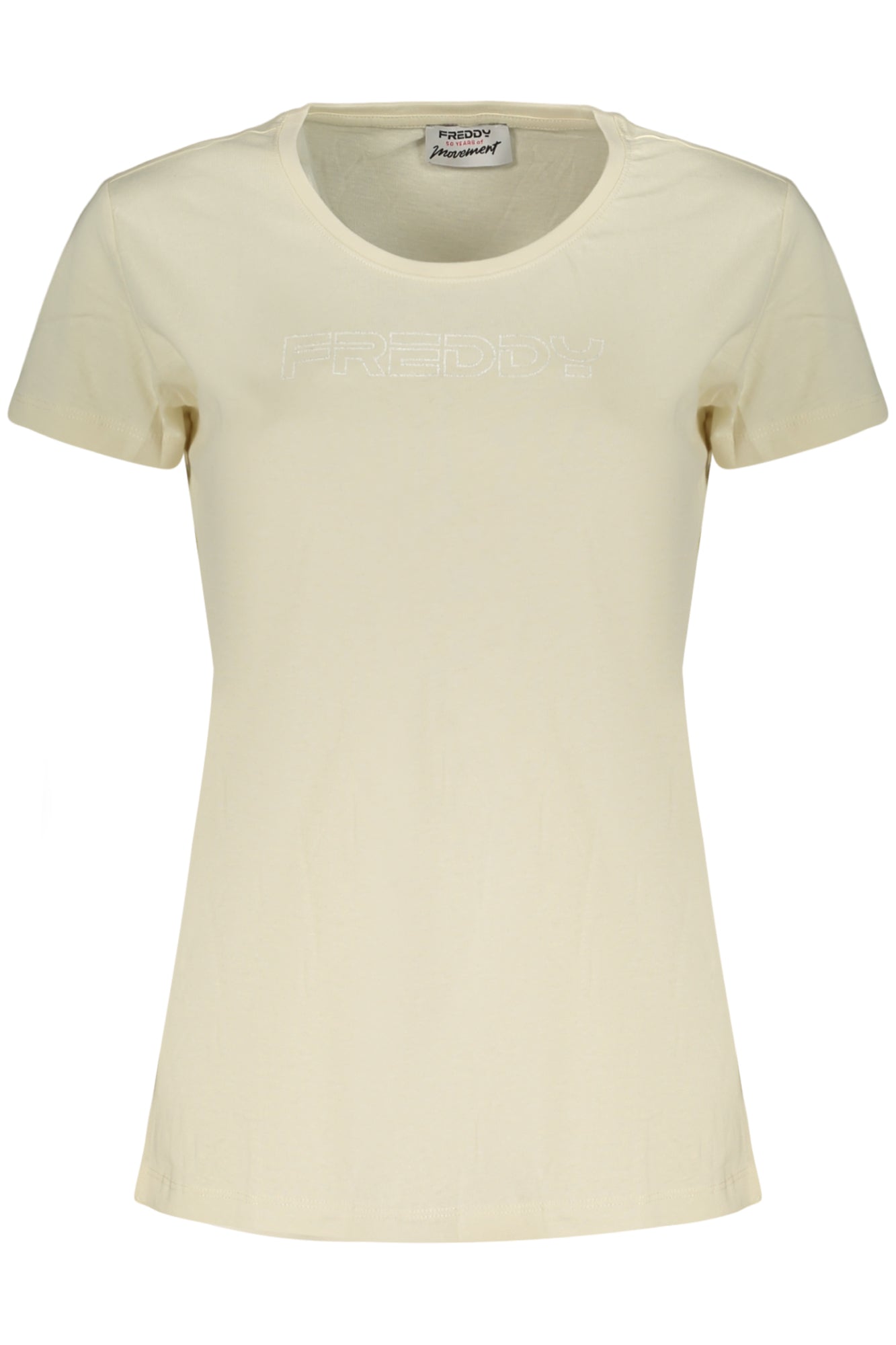 FREDDY WOMEN'S SHORT-SLEEVE T-SHIRT BEIGE