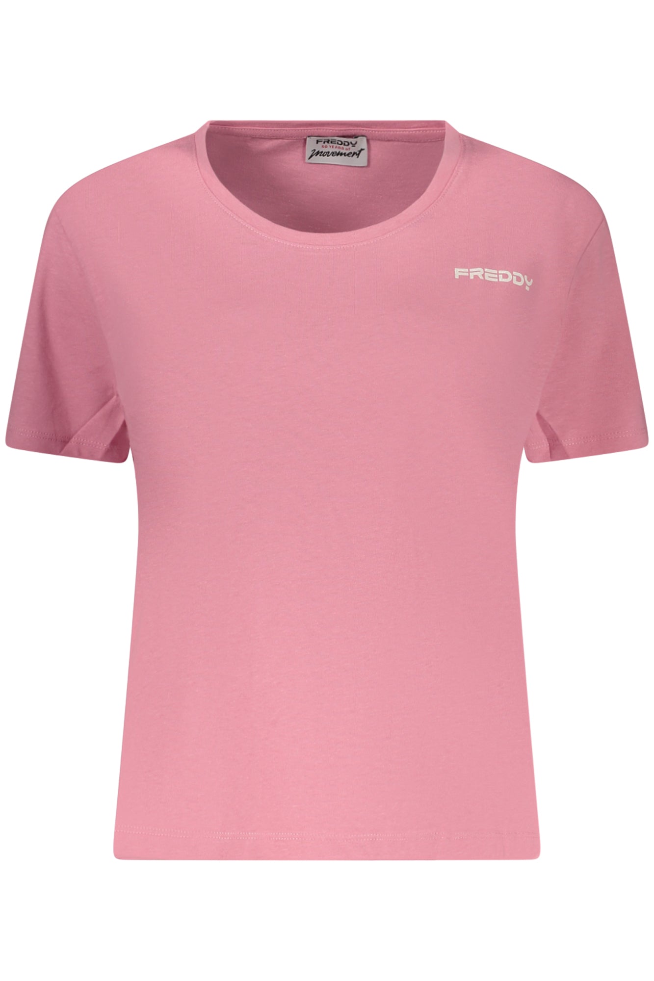 FREDDY WOMEN'S PINK SHORT-SLEEVE T-SHIRT
