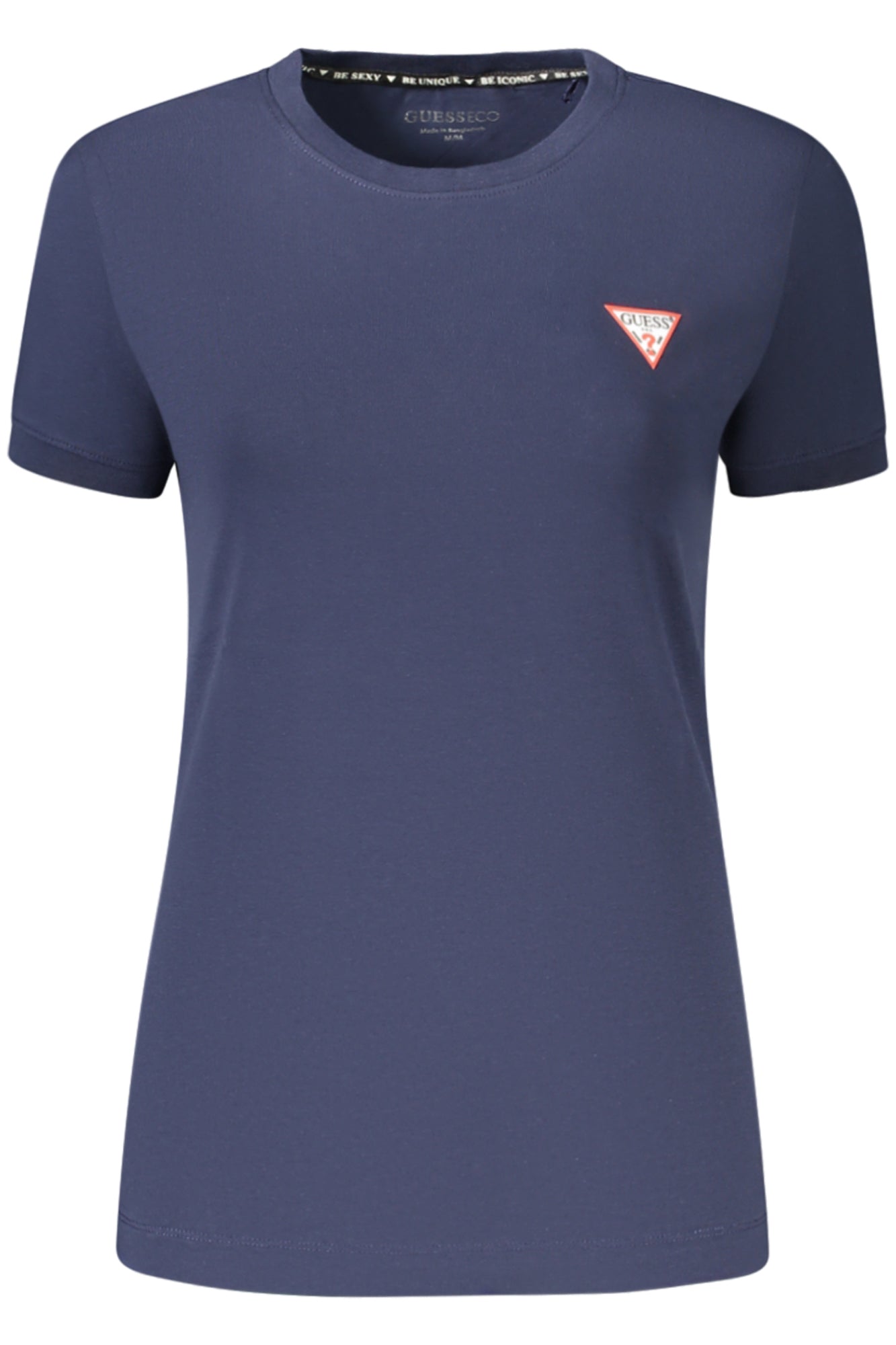 GUESS JEANS WOMEN'S SHORT SLEEVE T-SHIRT BLUE