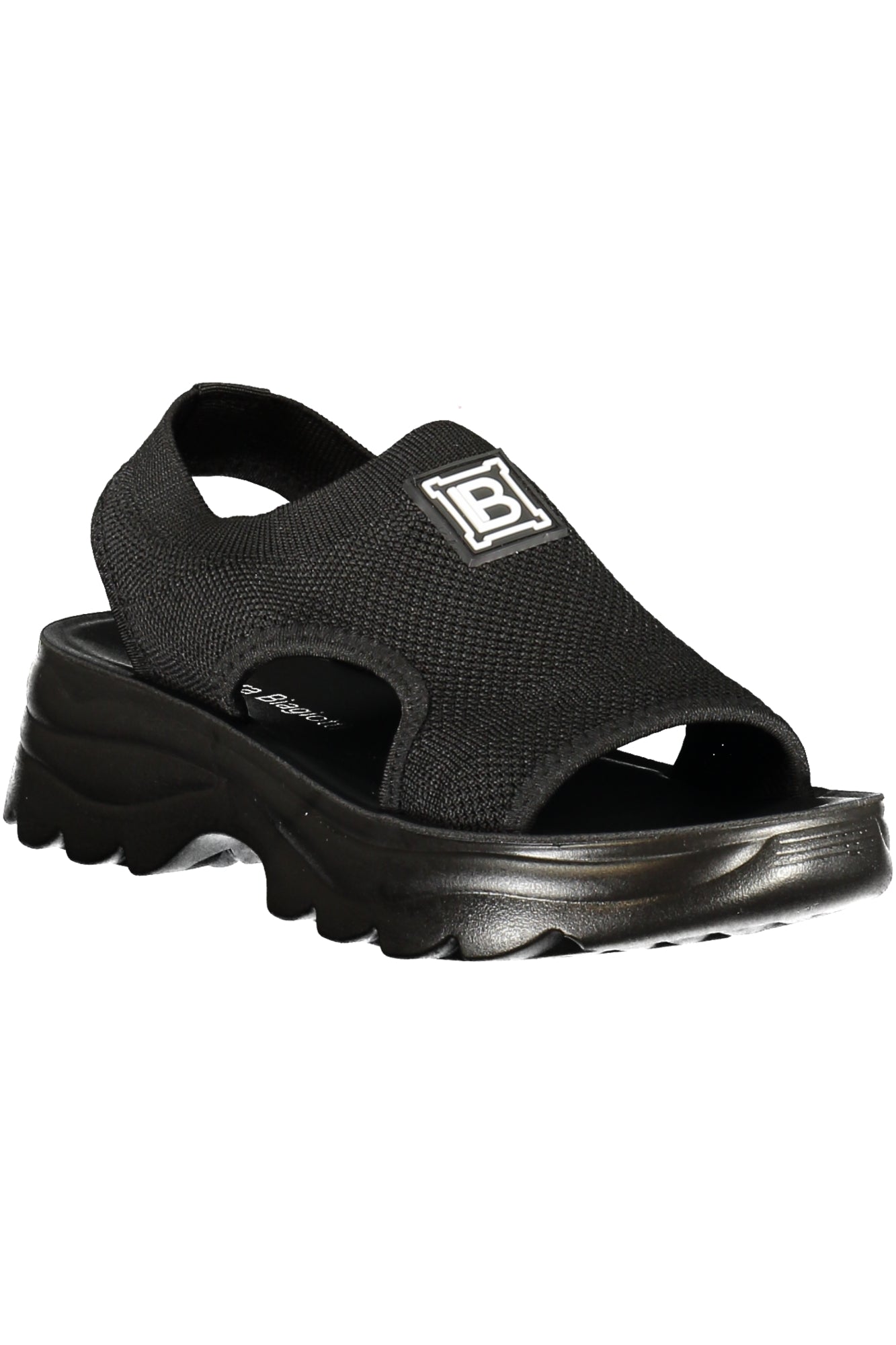 LAURA BIAGIOTTI WOMEN'S BLACK SANDALS