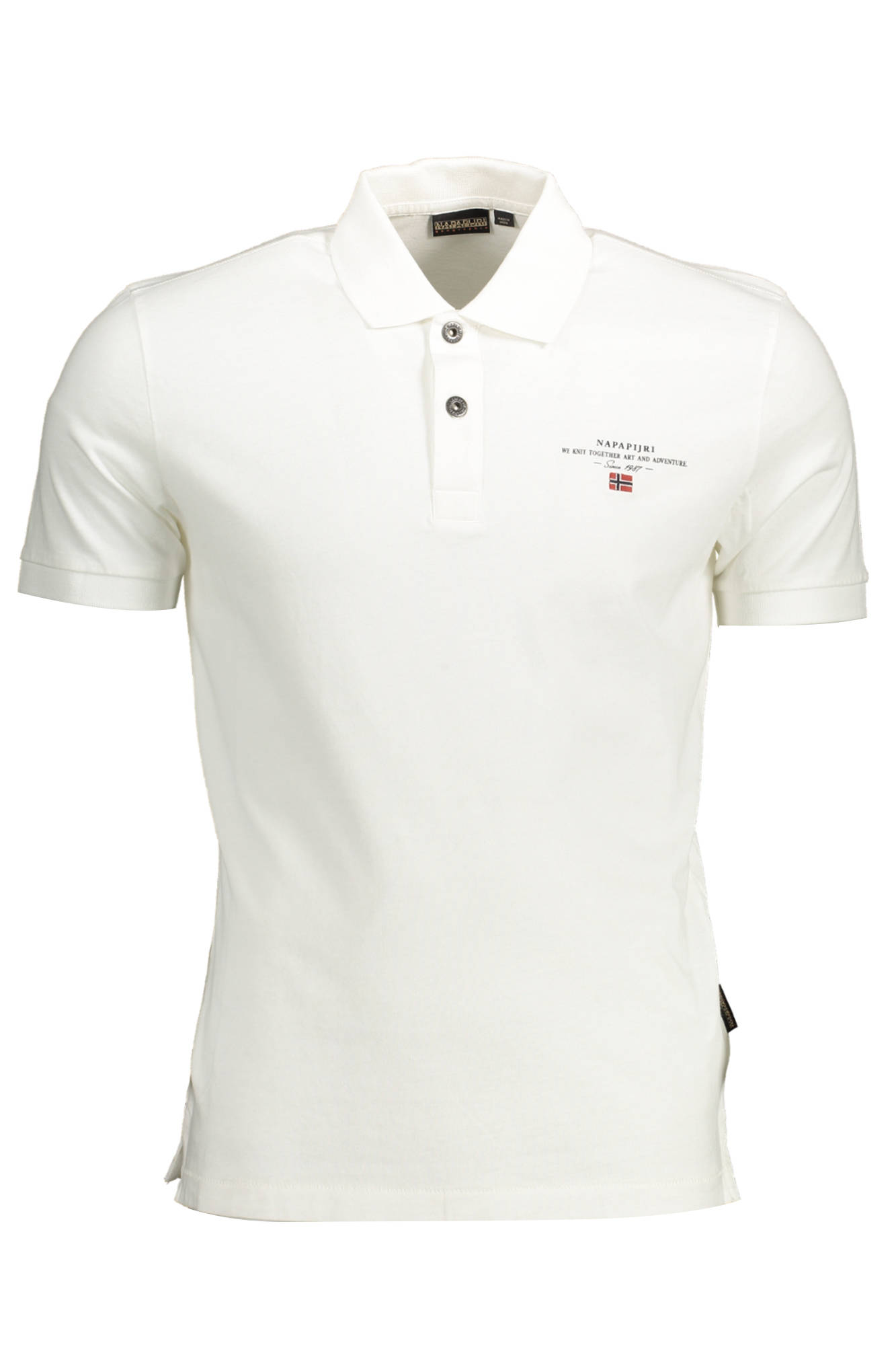 NAPAPIJRI POLO SHORT SLEEVES MEN WHITE