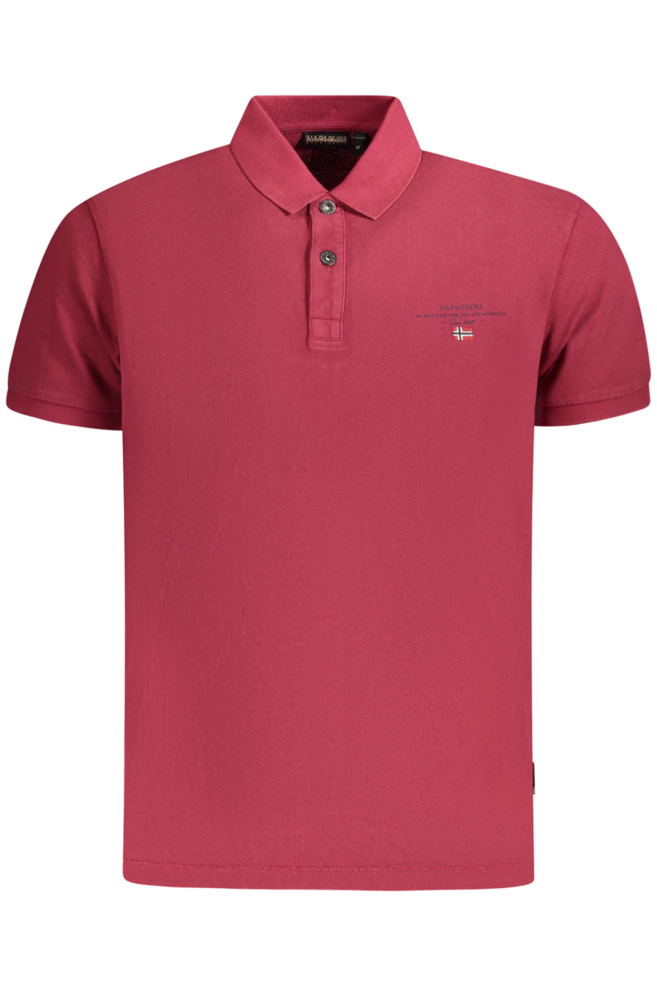NAPAPIJRI MEN'S SHORT SLEEVE POLO SHIRT RED