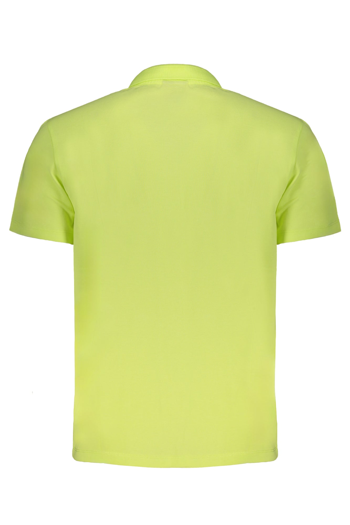 NAPAPIJRI YELLOW MEN'S SHORT SLEEVED T-SHIRT