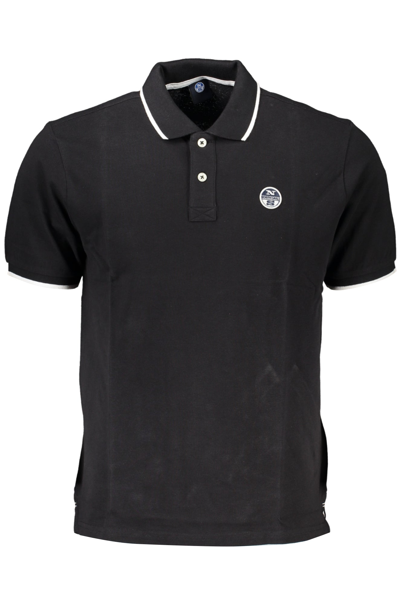 NORTH SAILS MEN'S BLACK SHORT SLEEVED POLO SHIRT
