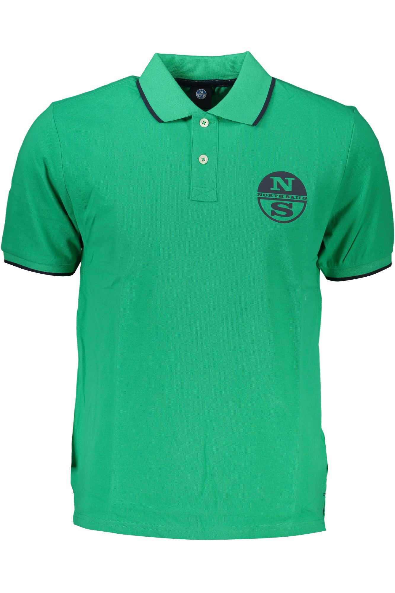 NORTH SAILS GREEN MEN'S SHORT SLEEVED POLO SHIRT