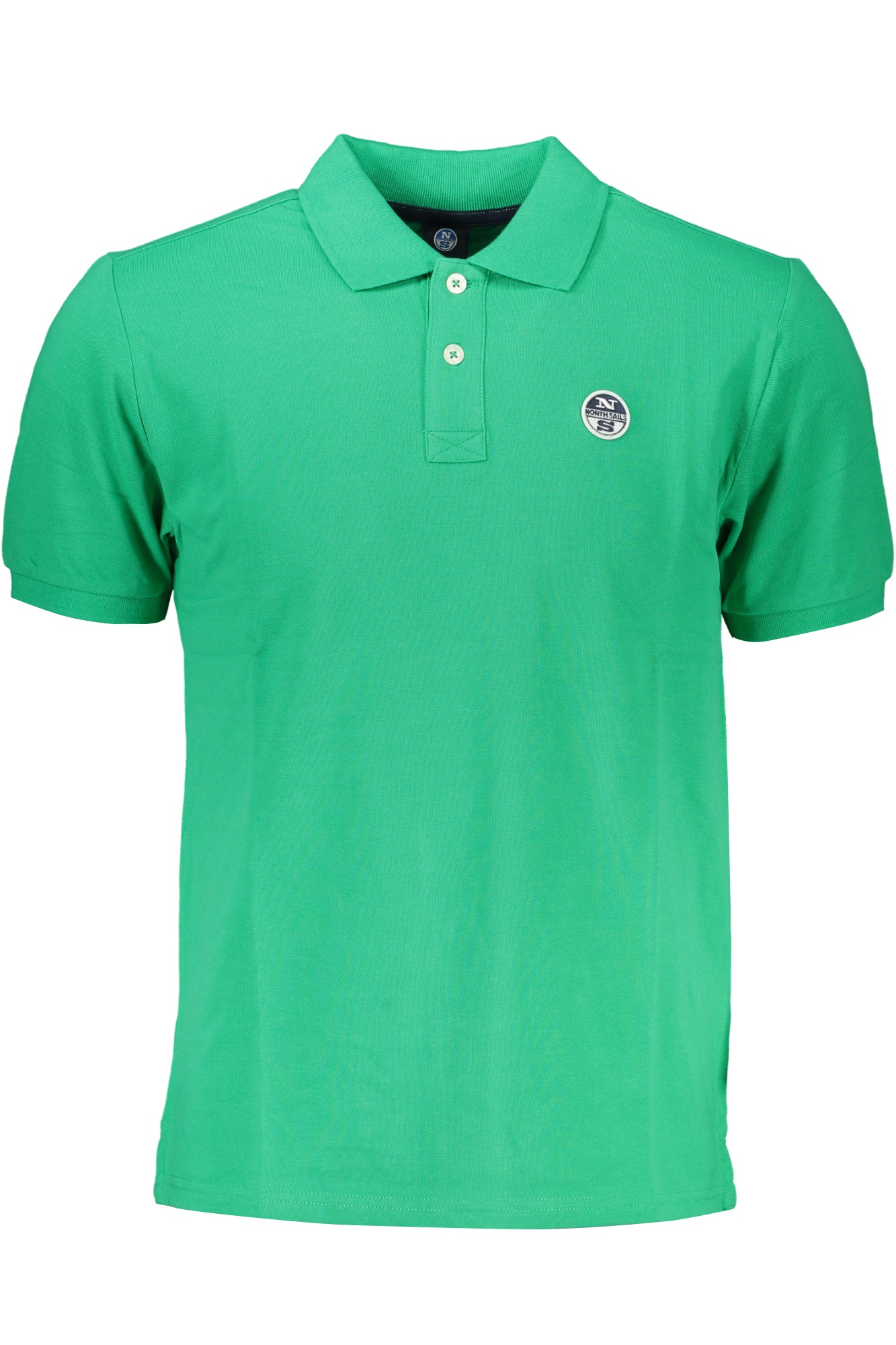 NORTH SAILS GREEN MEN'S SHORT SLEEVED POLO SHIRT