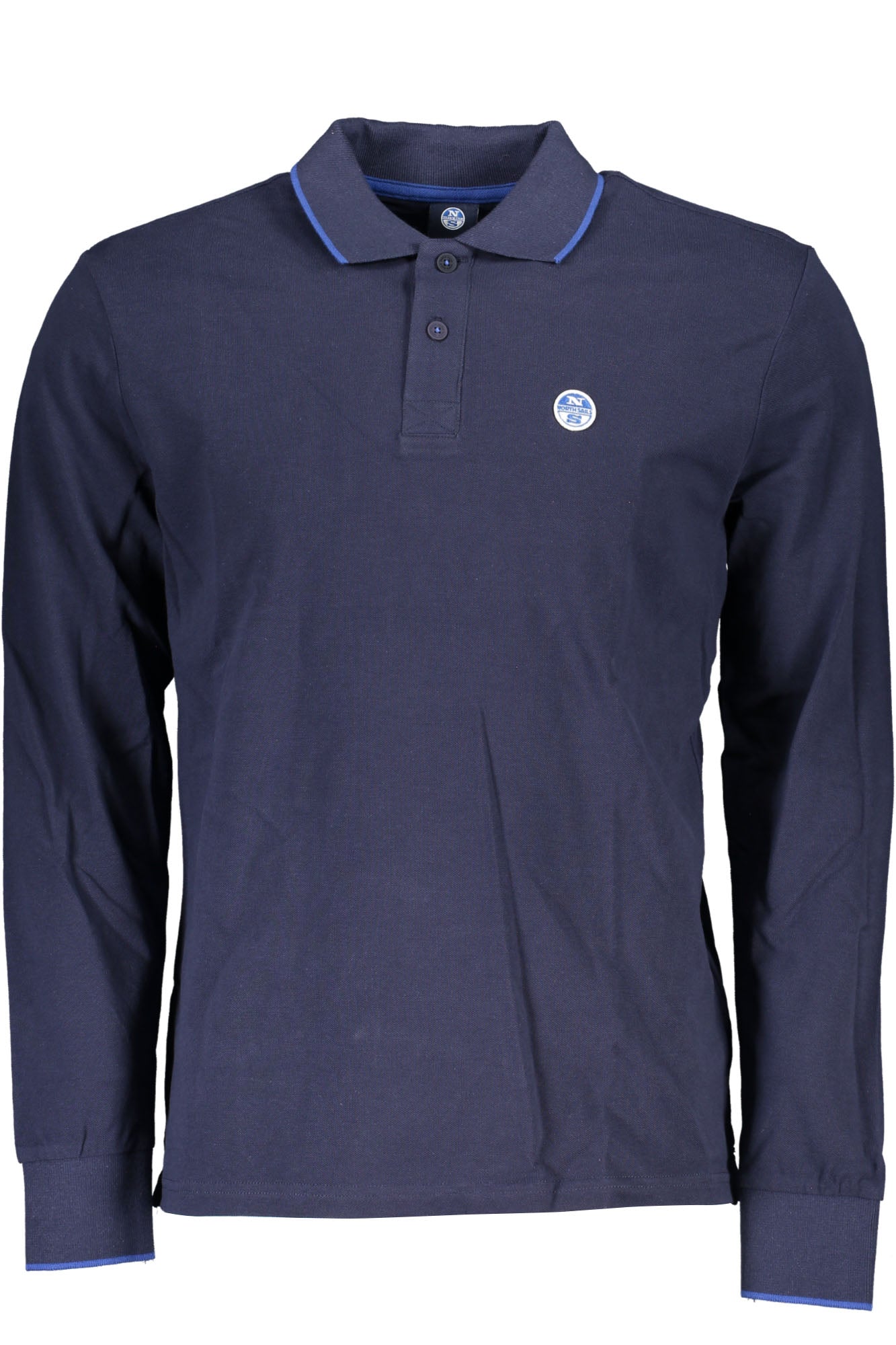 NORTH SAILS MEN'S LONG SLEEVED POLO SHIRT BLUE