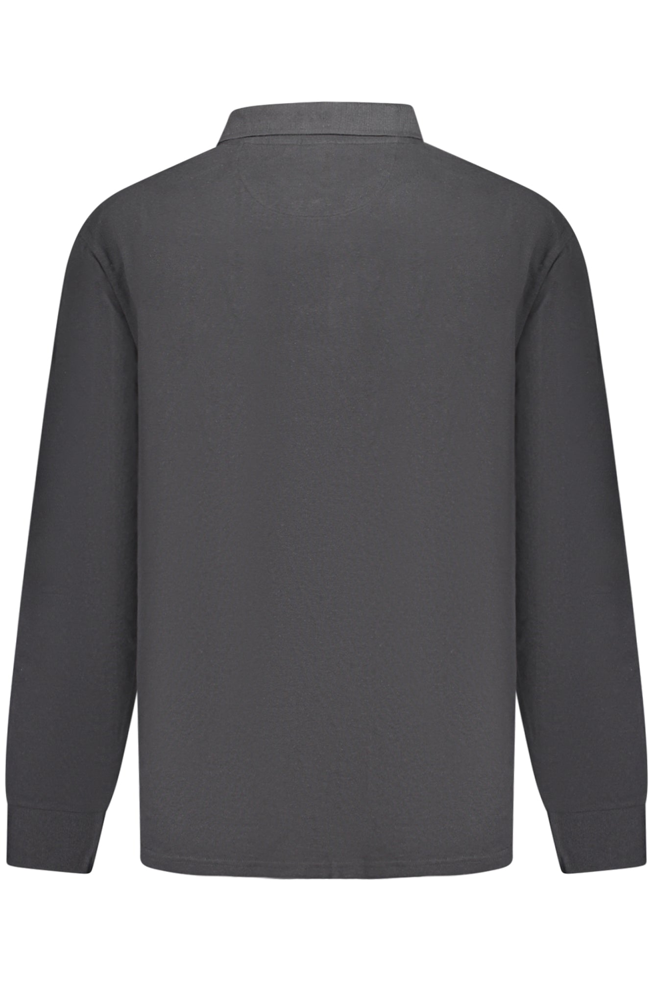 NORTH SAILS MEN'S LONG-SLEEVED POLO SHIRT, BLACK