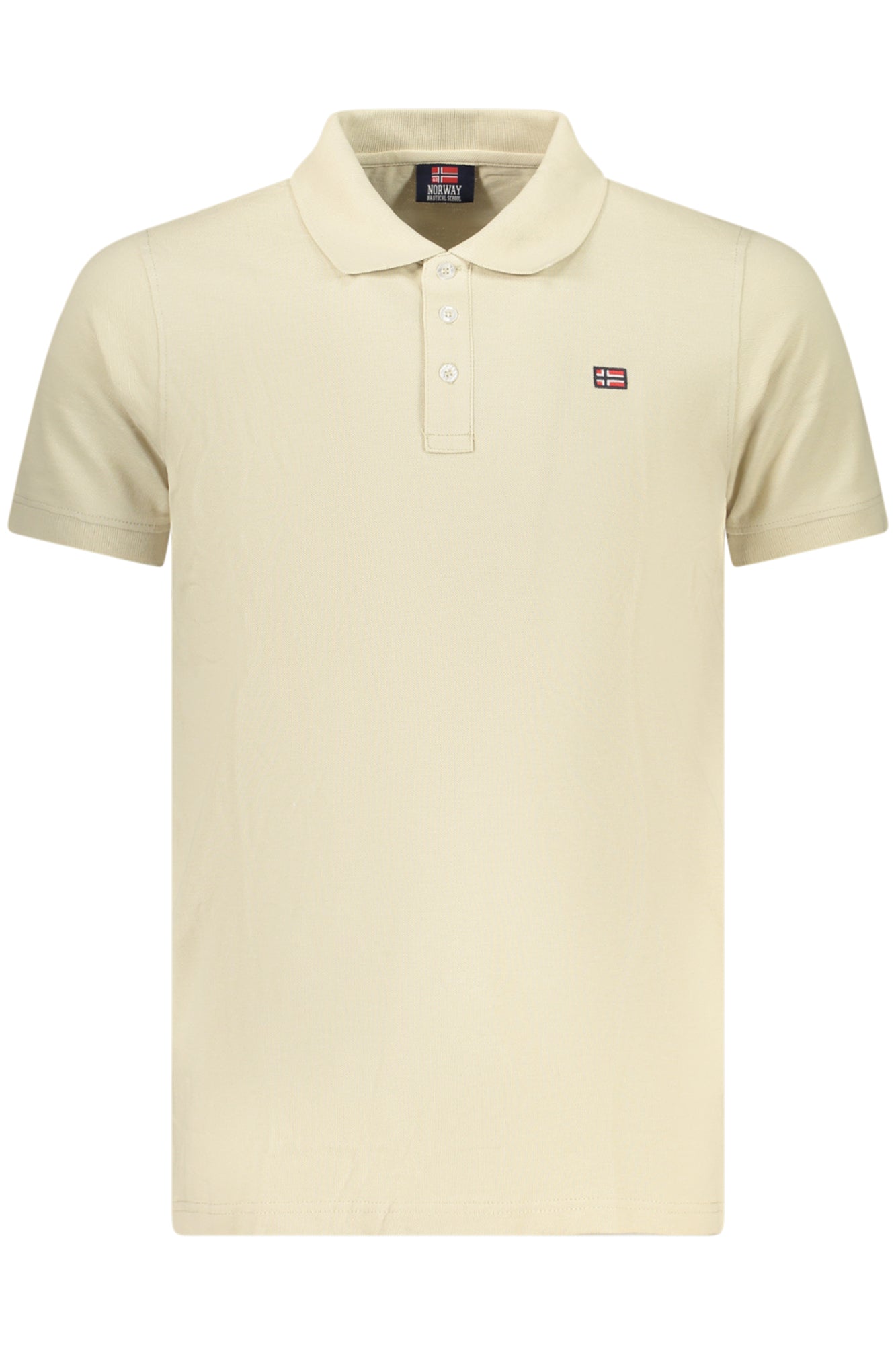 NORWAY 1963 MEN'S SHORT-SLEEVE POLO SHIRT, BEIGE