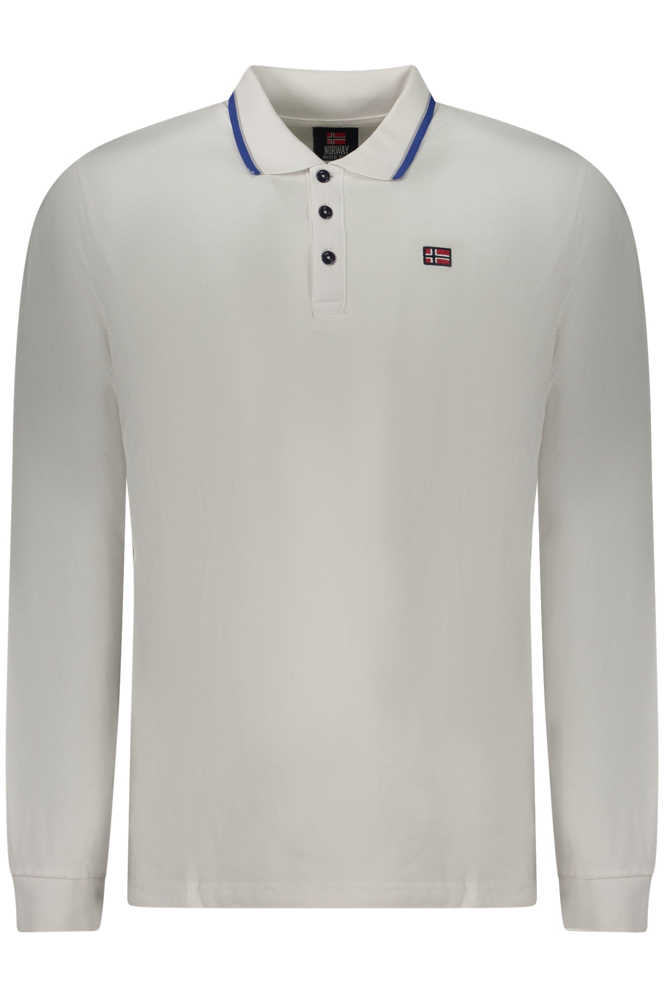 NORWAY 1963 MEN'S LONG-SLEEVED POLO SHIRT WHITE
