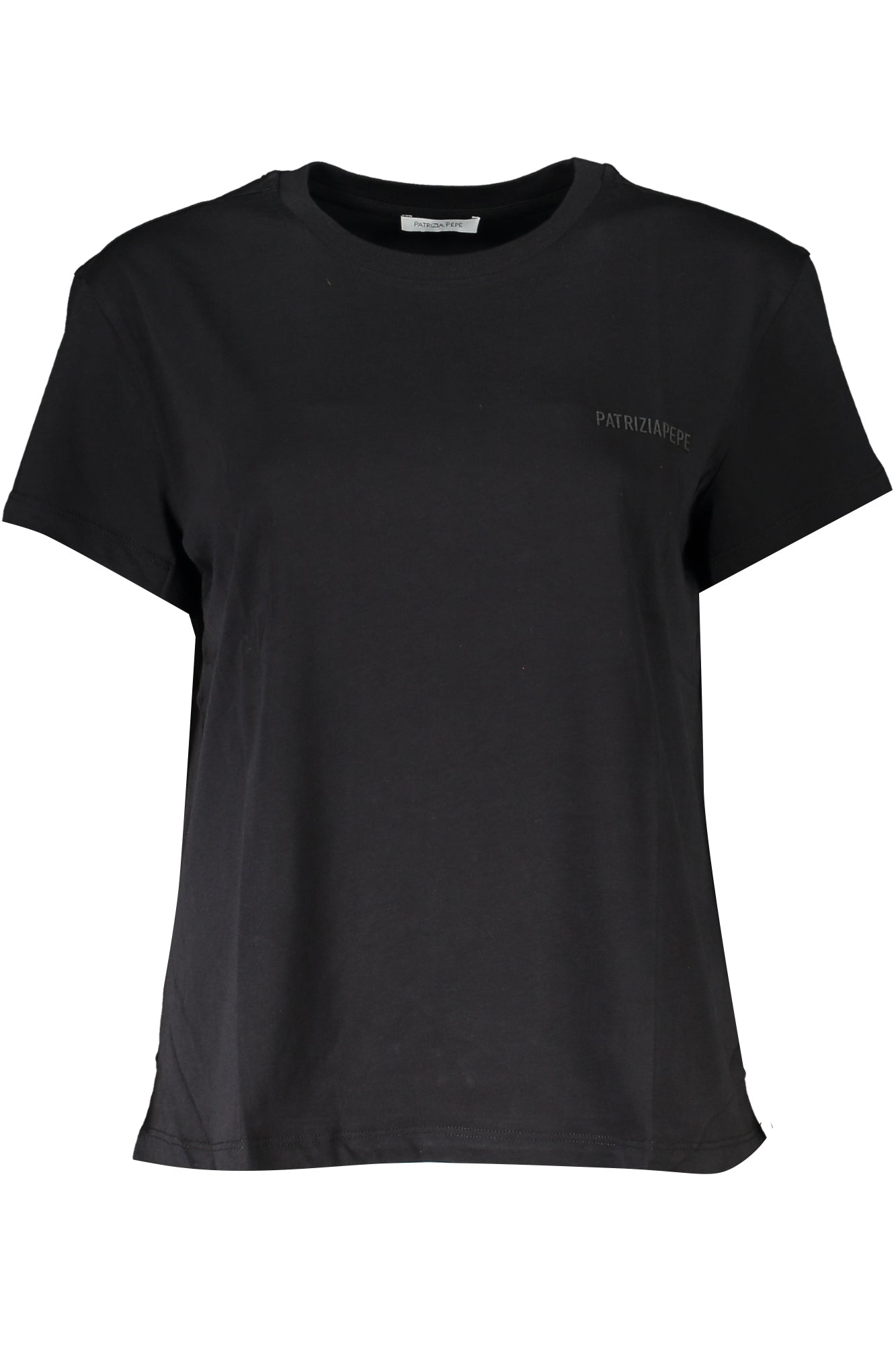 PATRIZIA PEPE WOMEN'S SHORT SLEEVE T-SHIRT BLACK