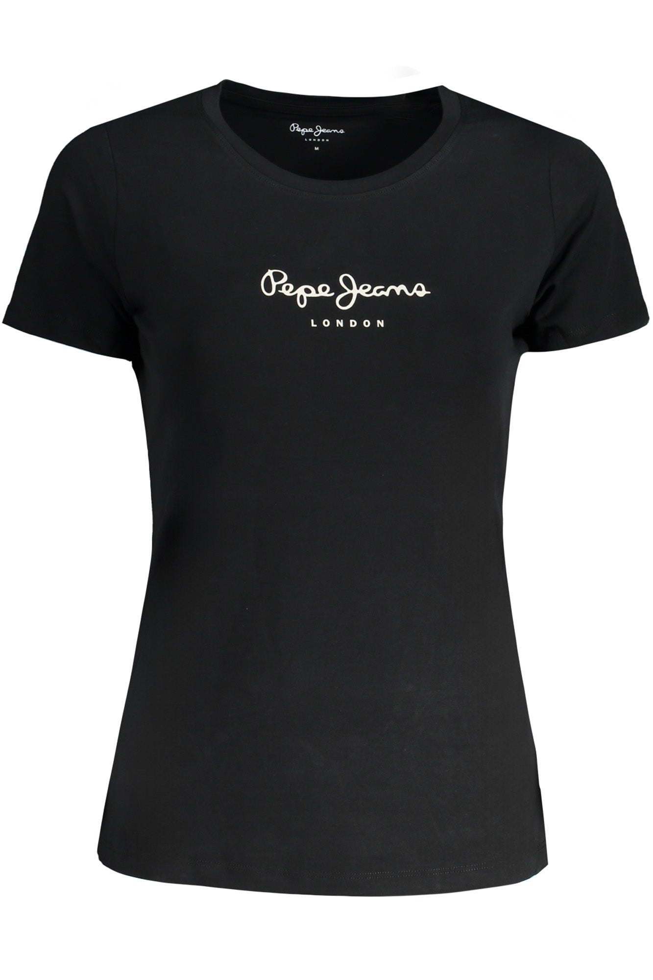 PEPE JEANS WOMEN'S SHORT SLEEVE T-SHIRT BLACK