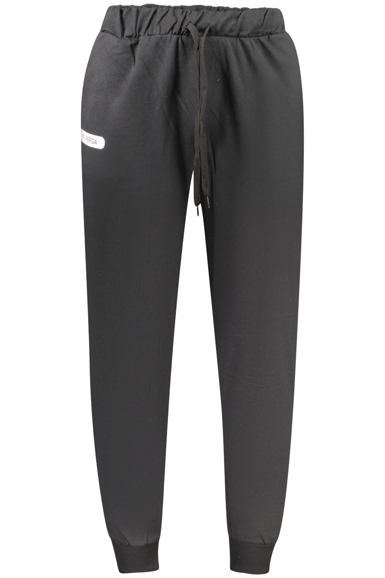SUPERGA MEN'S BLACK LONG TRACKSUIT PANTS
