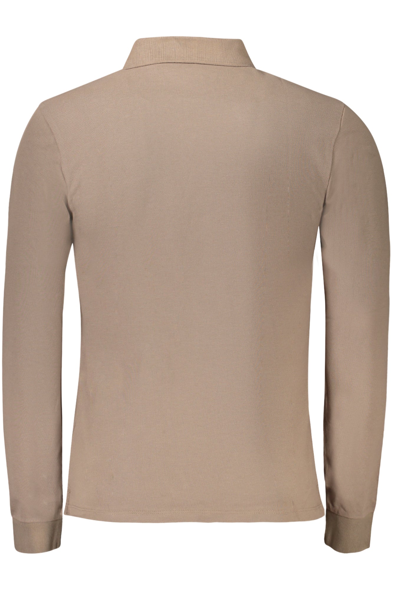TIMBERLAND MEN'S LONG-SLEEVE POLO SHIRT, BROWN