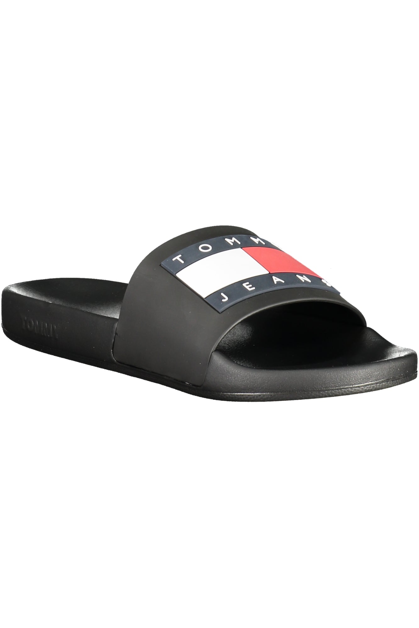 TOMMY HILFIGER MEN'S SLIPPER FOOTWEAR BLACK