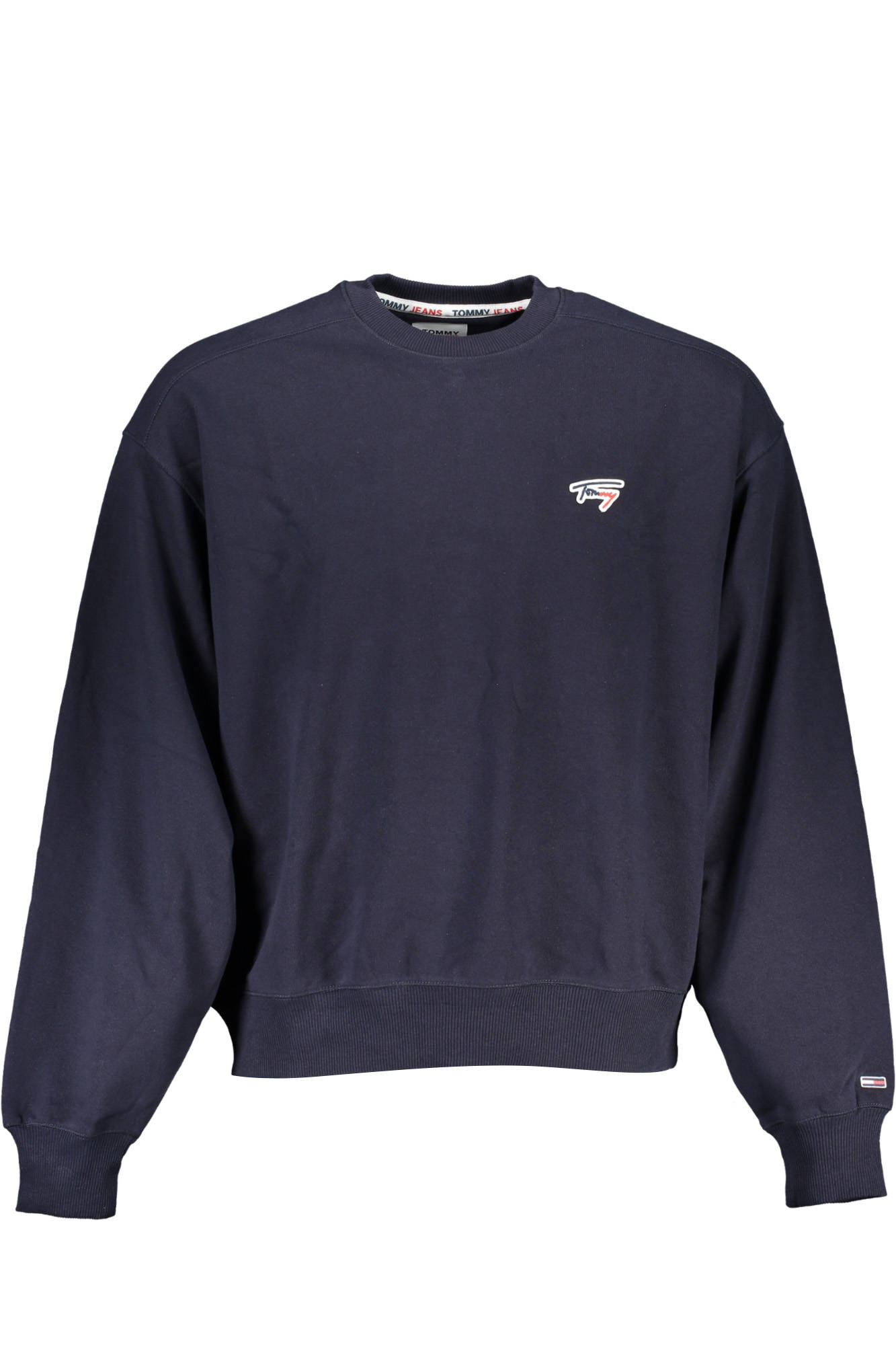 TOMMY HILFIGER MEN'S BLUE ZIPLESS SWEATSHIRT