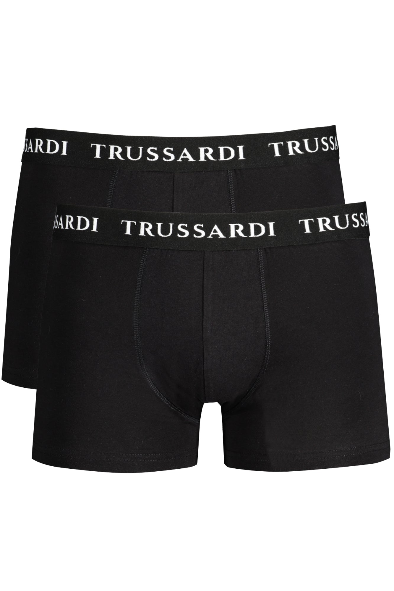 TRUSSARDI MEN'S BLACK BOXER