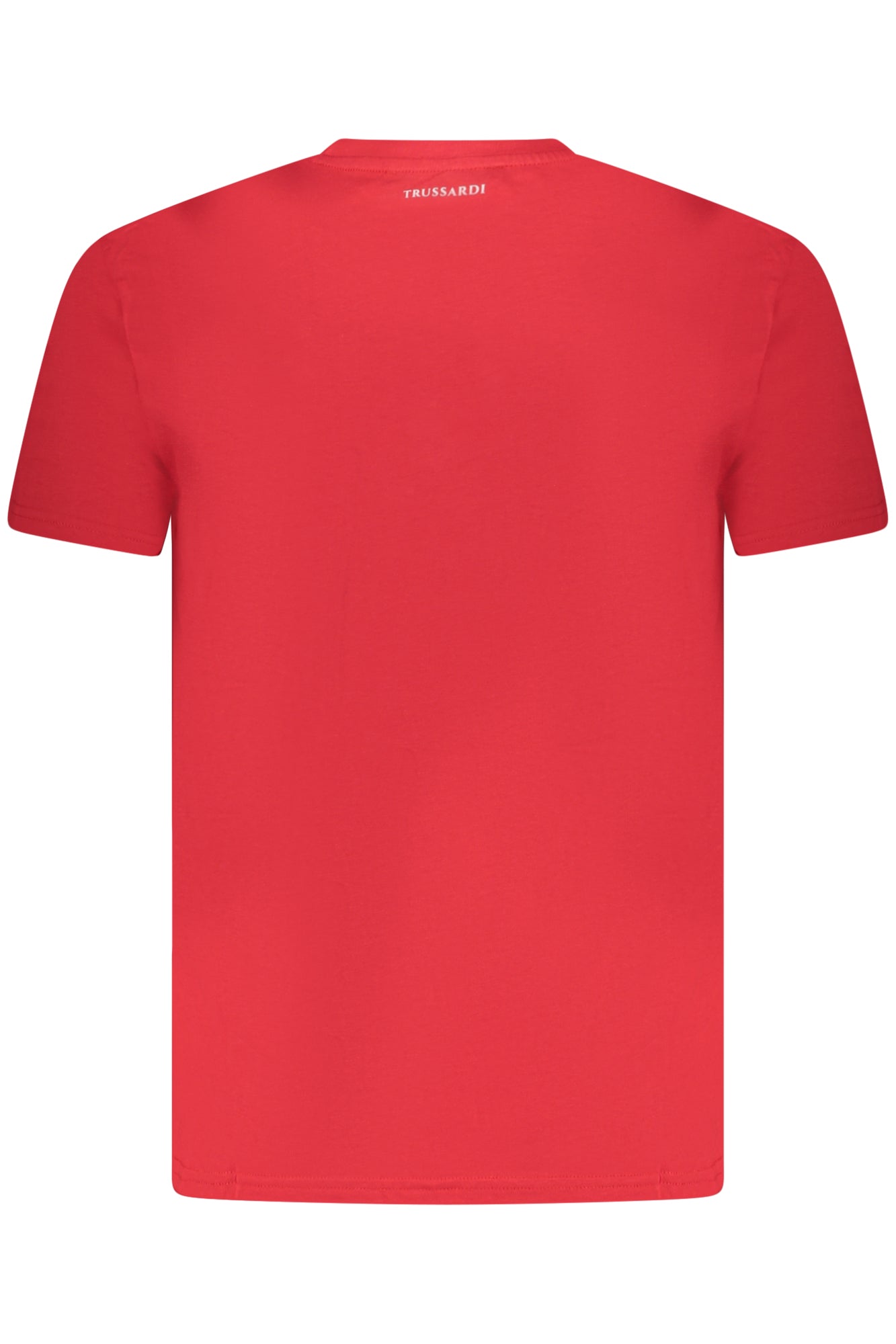 TRUSSARDI MEN'S SHORT SLEEVE T-SHIRT RED