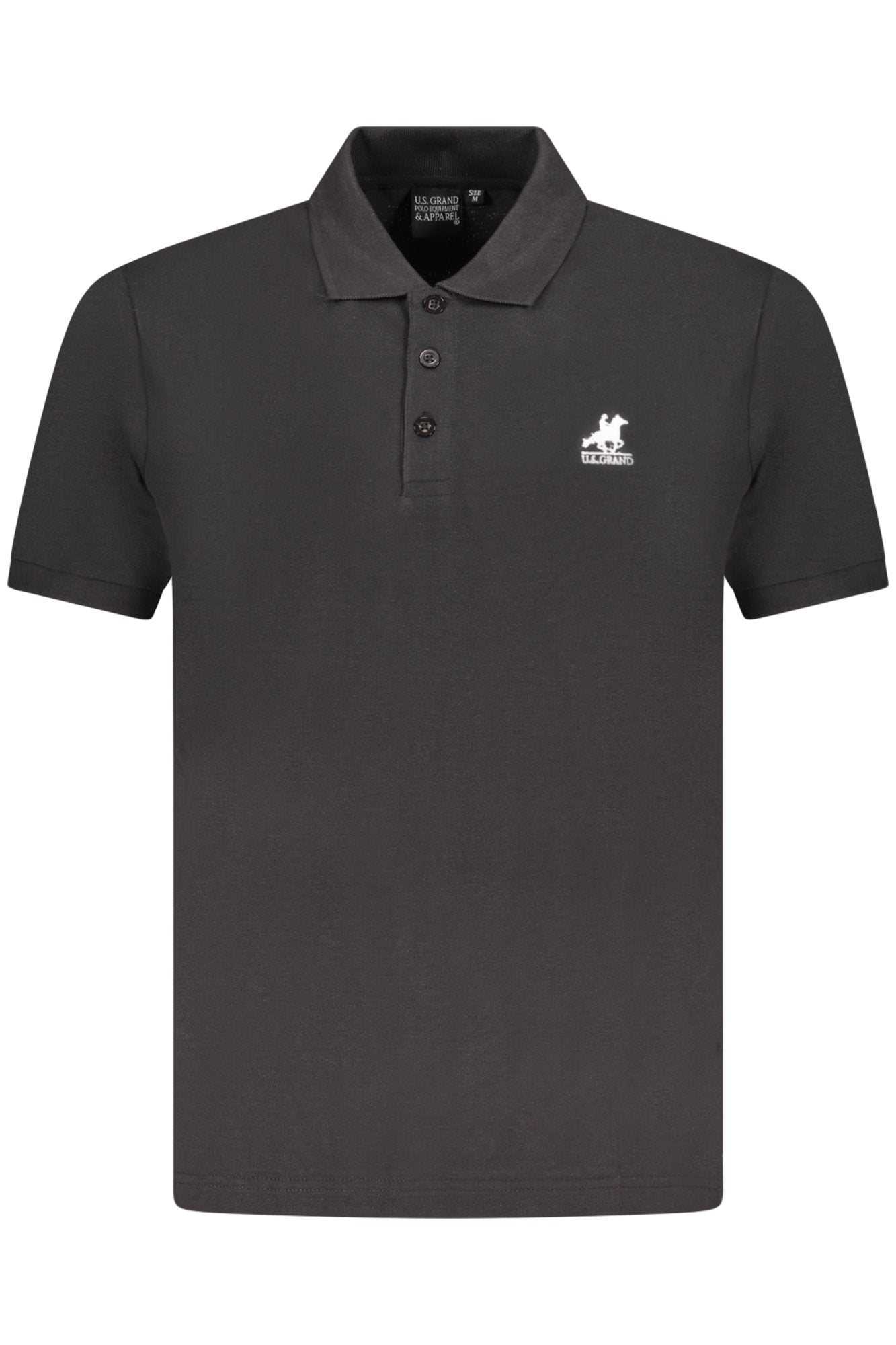 US GRAND POLO SHORT SLEEVE MEN'S BLACK