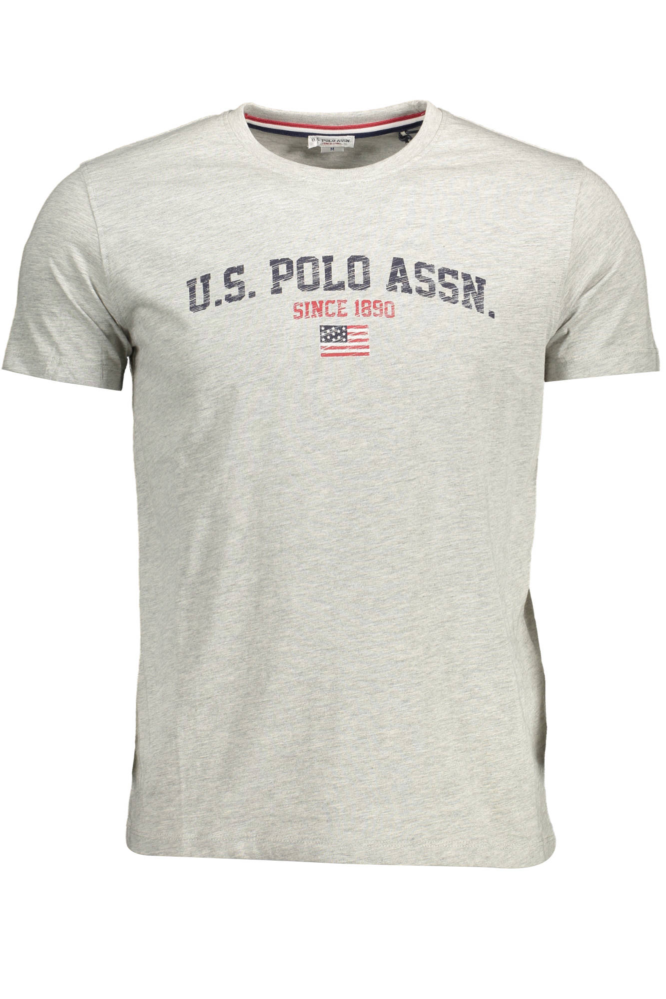 US POLO T-SHIRT SHORT SLEEVES MEN GREY